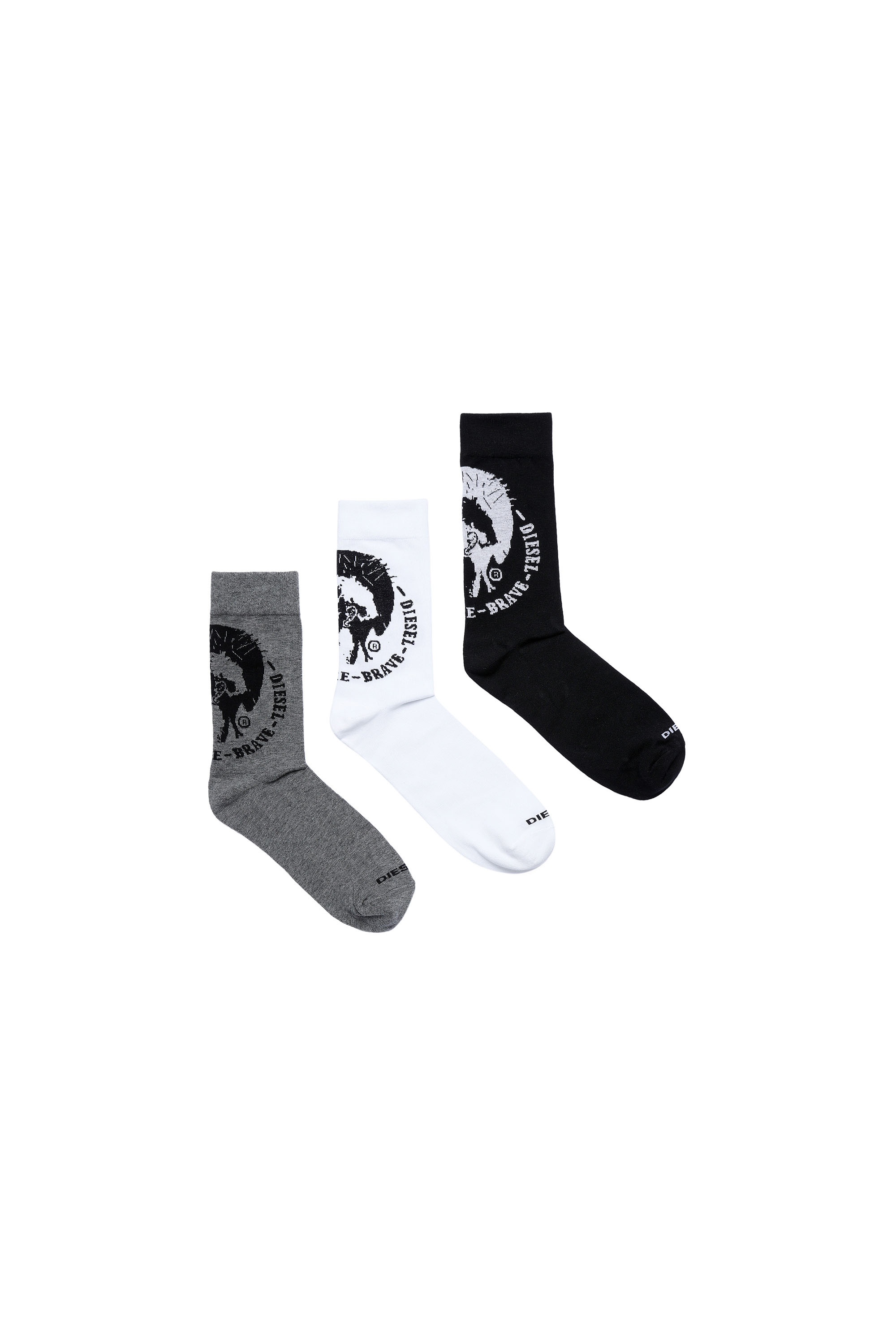 SKM-RAY-THREEPACK, Multicolor/Nero - Calzini