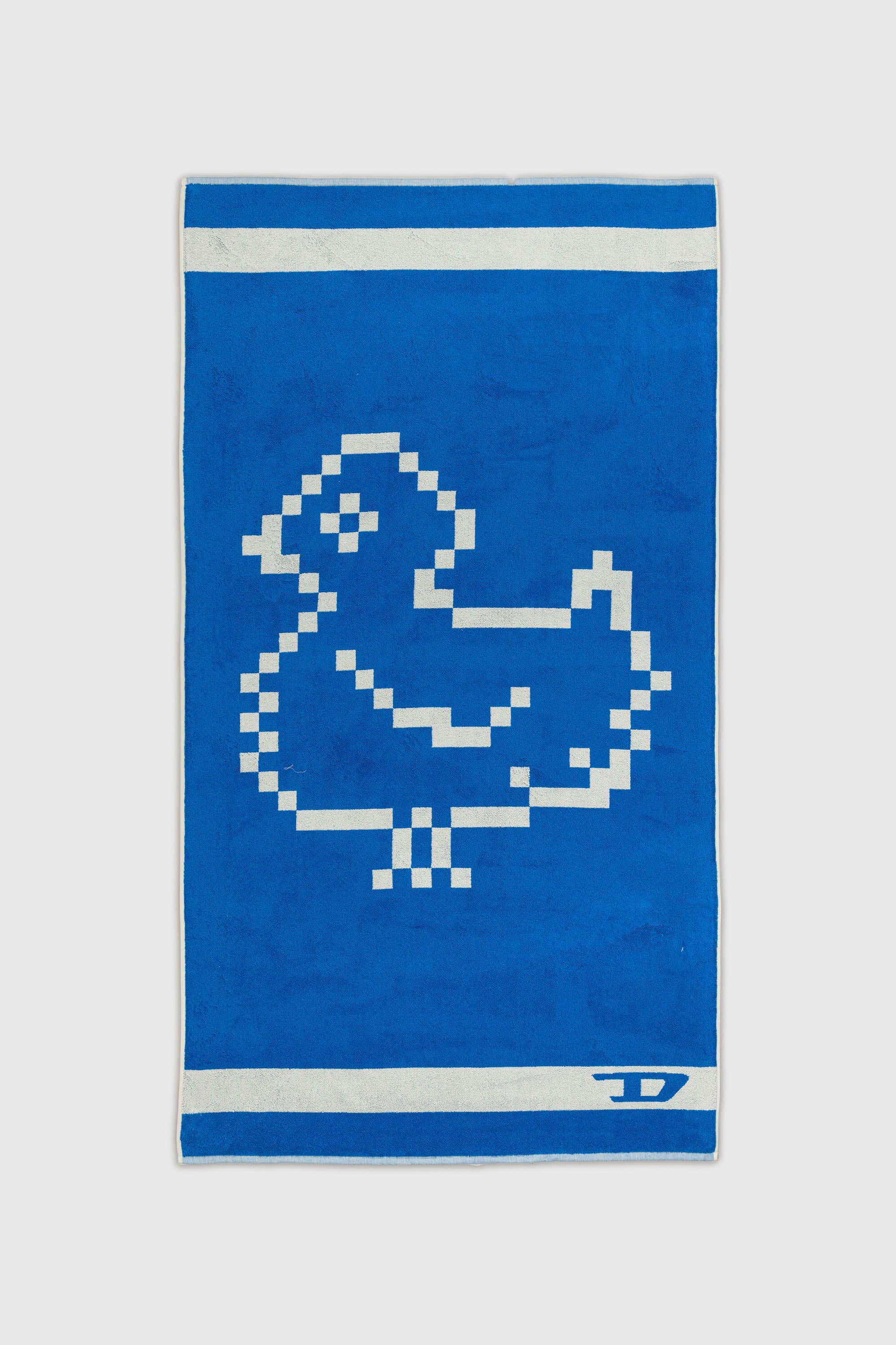 Diesel - 1018134  PIXEL TOYS 1 GREY/BLUE TOWEL, Telo in spugna 100x180 cm Unisex in Blu - 1