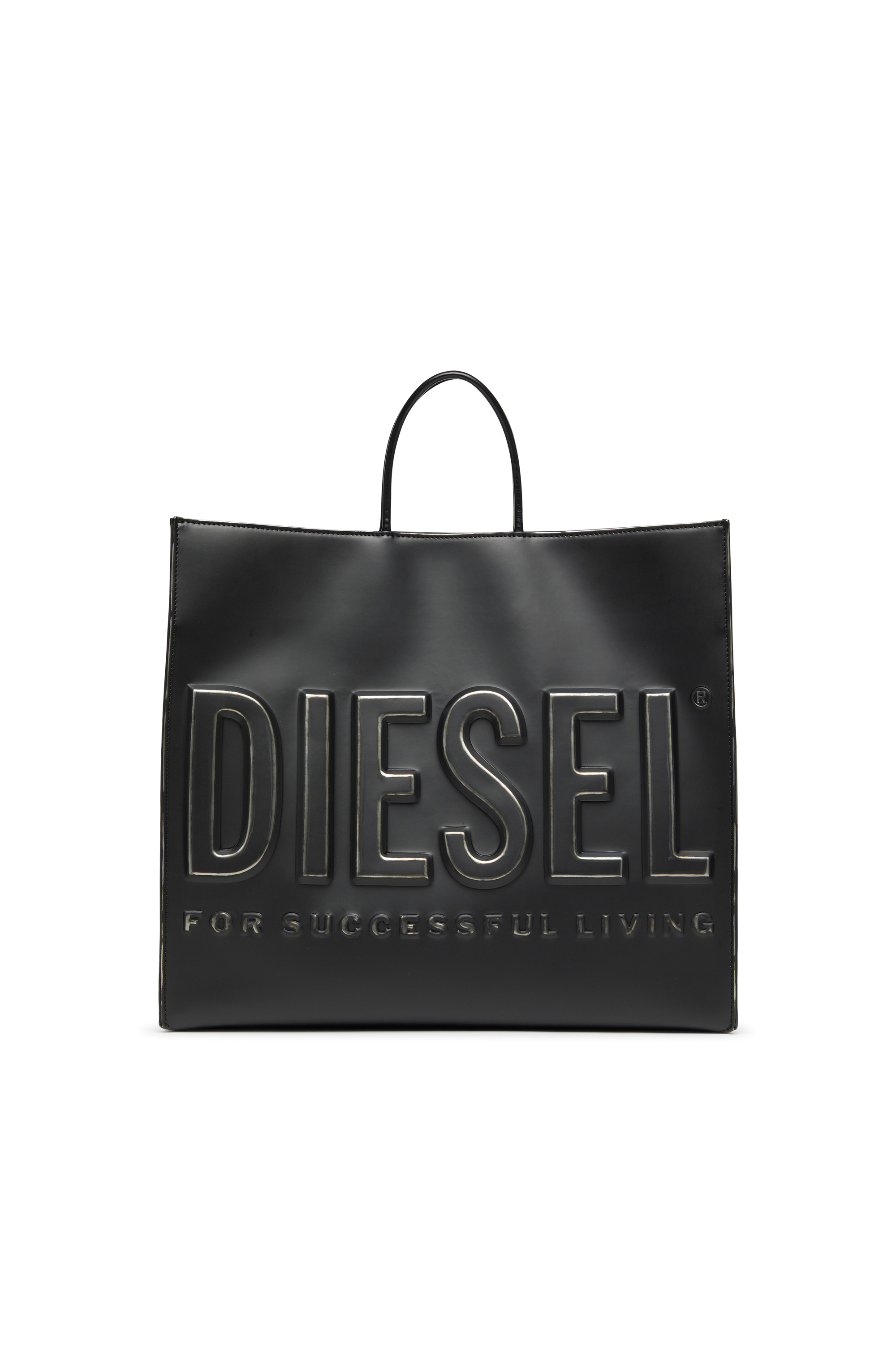 Diesel - DSL 3D TOTE EW X, Dsl 3D Borsa con  tracolla regolabile Unisex in Nero - 1