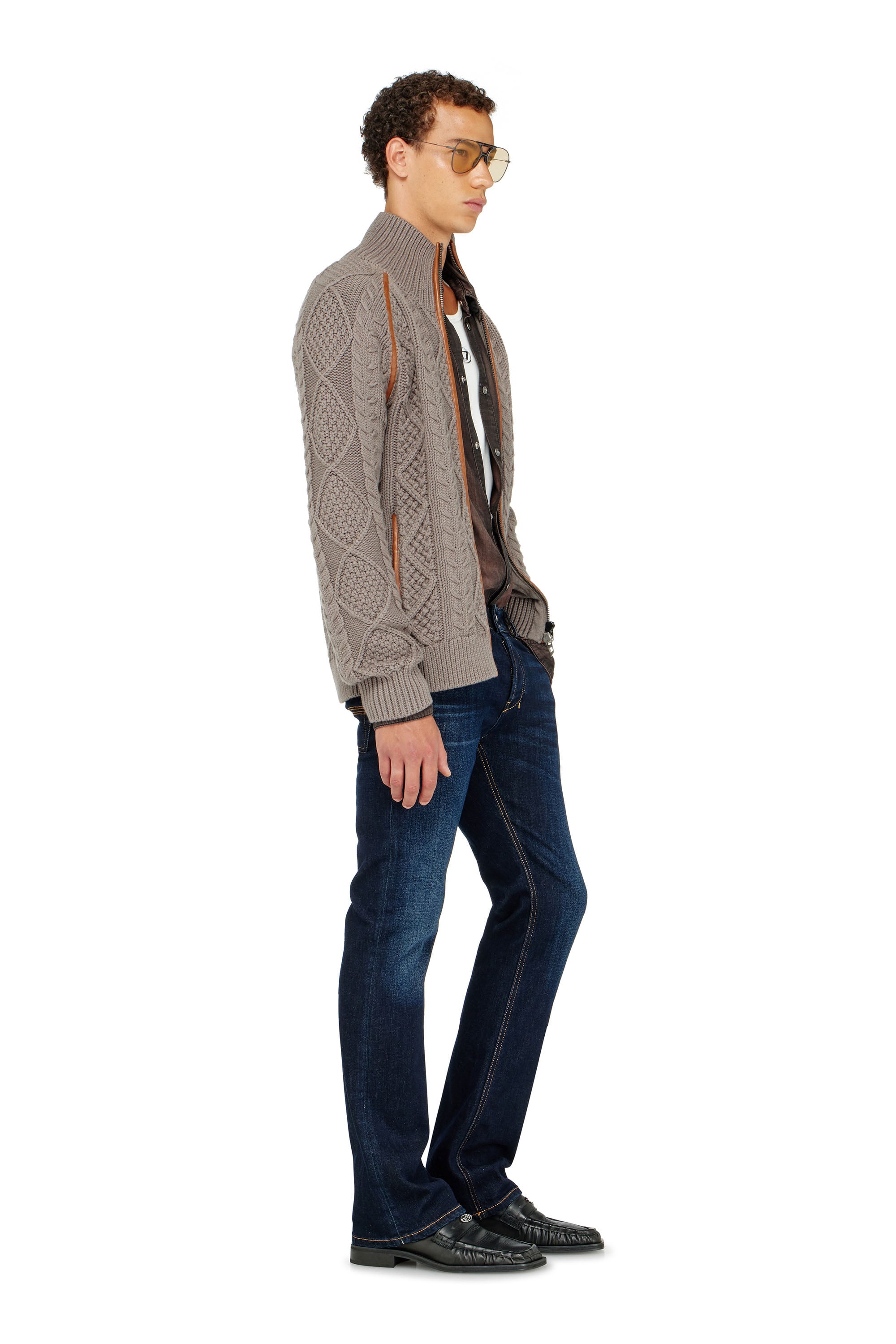 Diesel - Bootcut Jeans 2007 Zatiny 09Q15 Uomo, Blu Scuro - Image 2