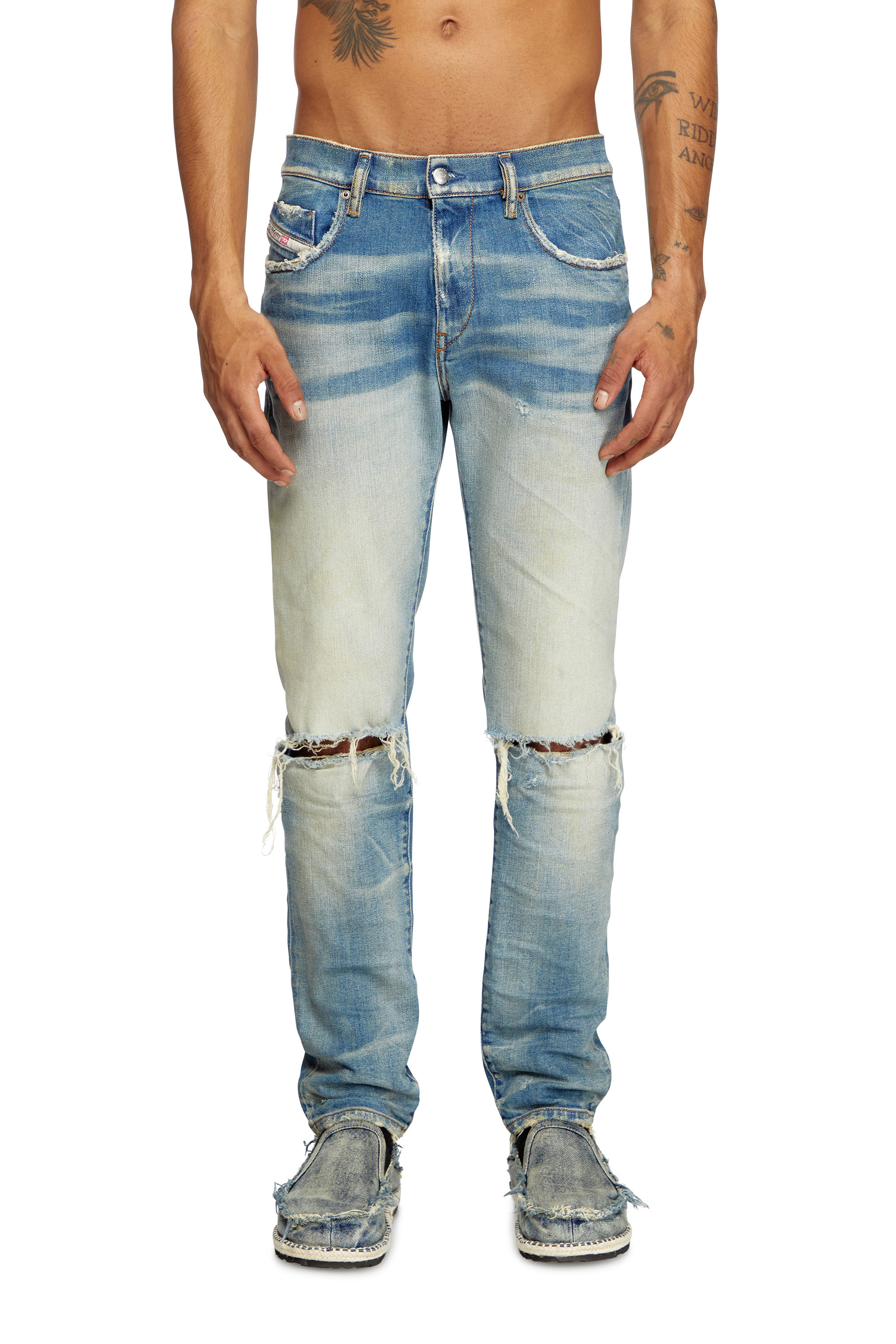 Diesel - Slim Jeans 2019 D-Strukt 09L28 Uomo, Blu medio - Image 1