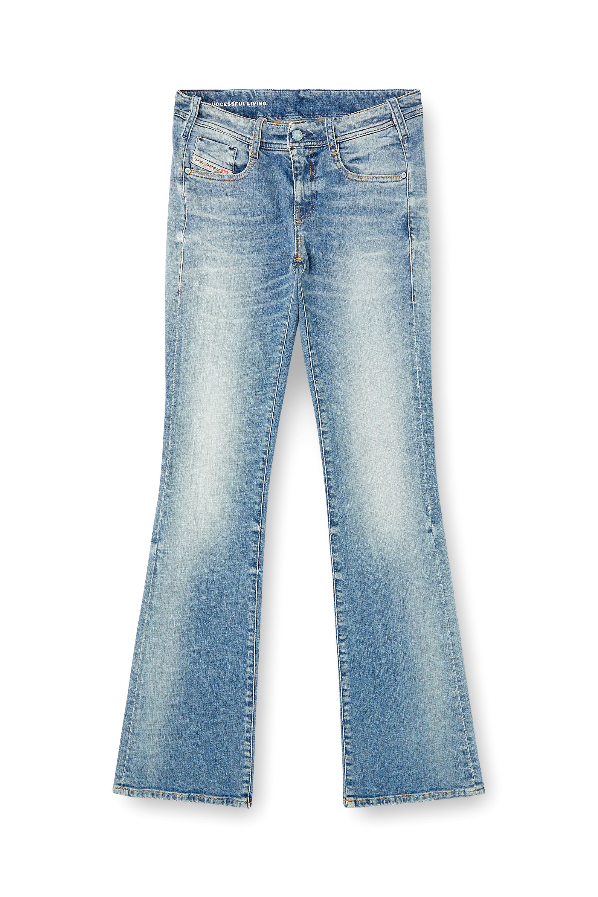 Diesel - Bootcut Jeans 1969 D-Ebbey 09N95 Donna, Blu Chiaro - Image 3