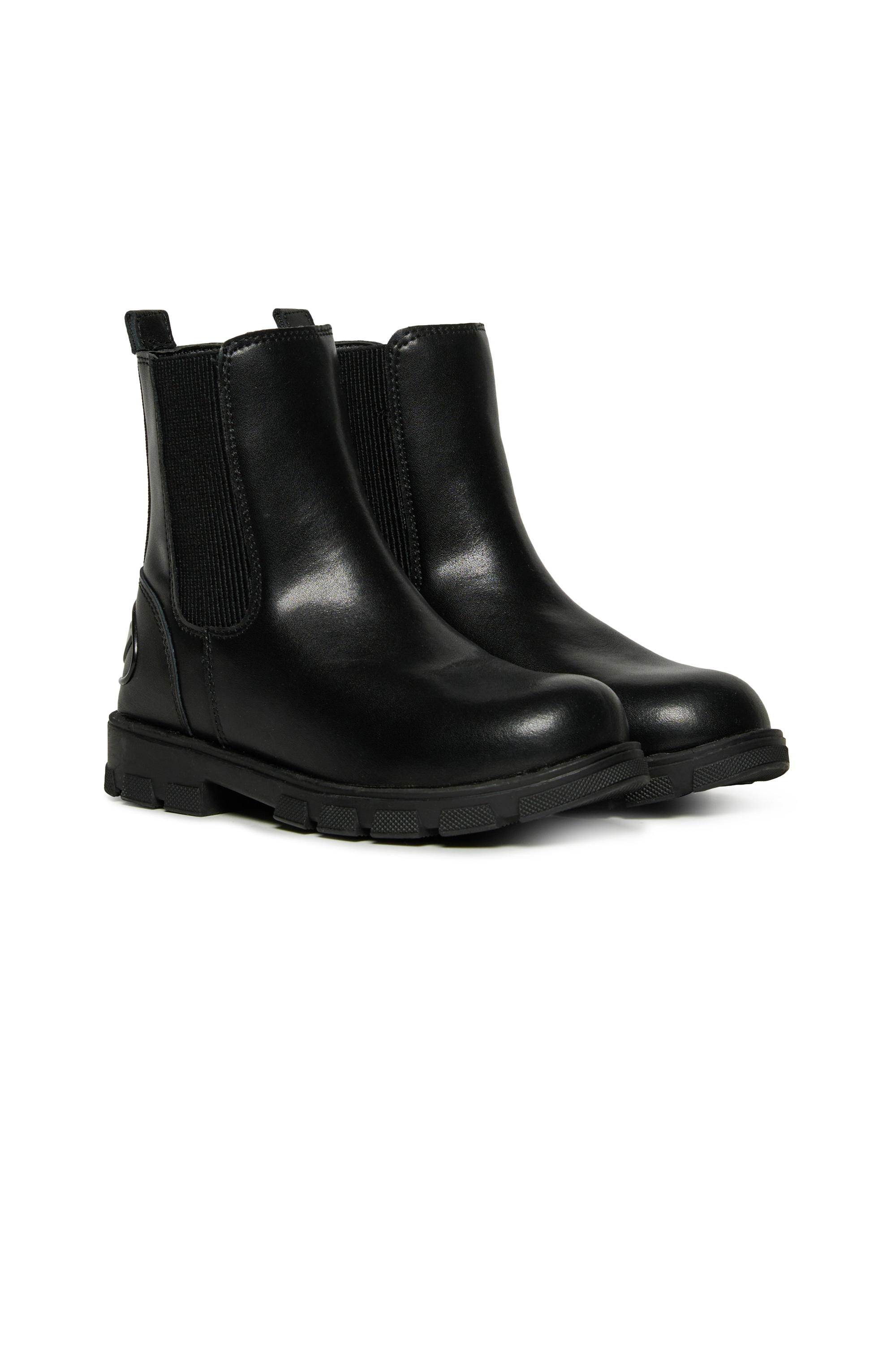 Diesel - D-HAMMER AK ELASTIC, D-Hammer Stivali in pelle Unisex in Nero - 2