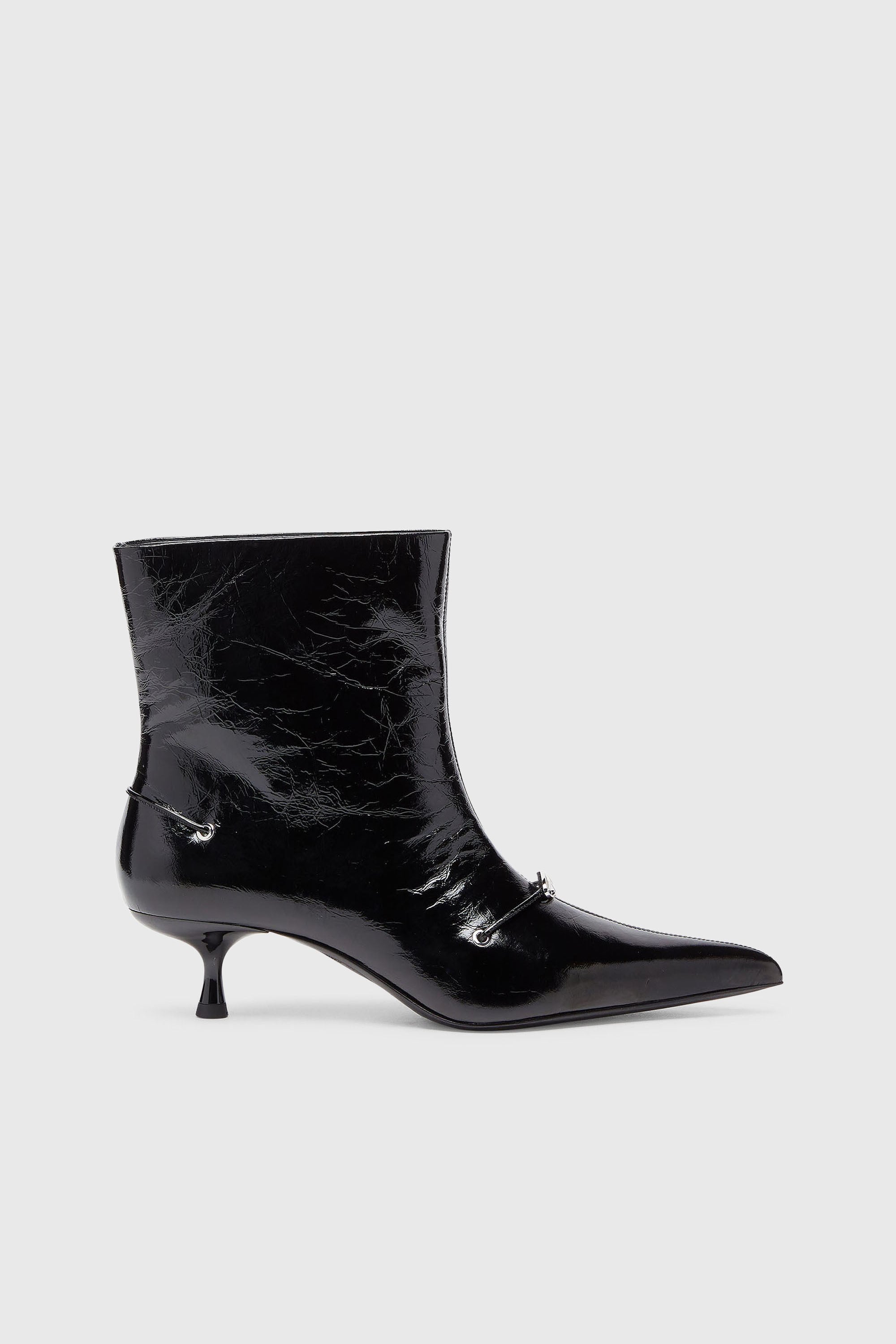 Diesel - D-JEWELS  40 TUBE, D-Jewels - Stivaletti in pelle naplak Donna in Nero - 1