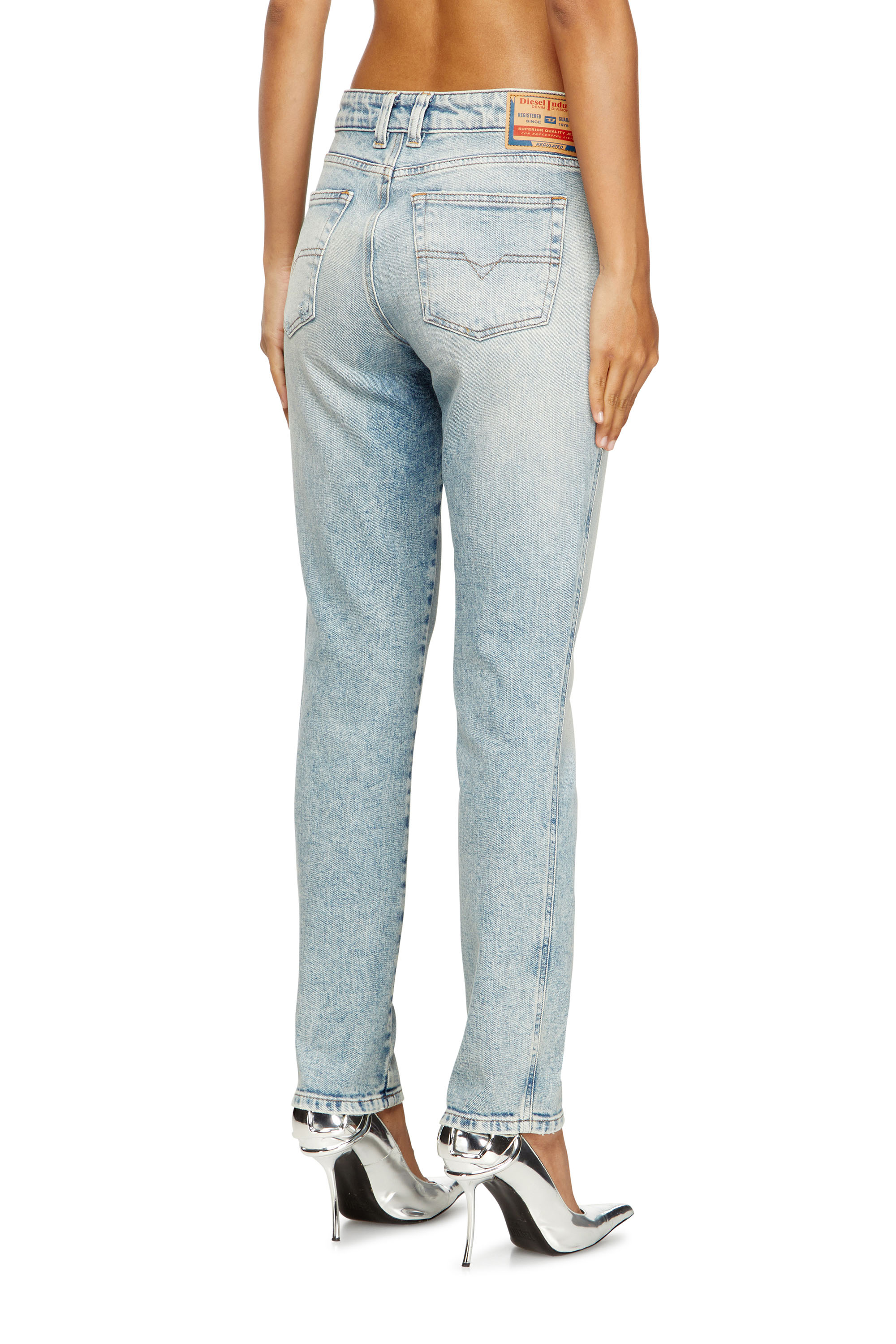 Diesel - Slim Jeans 1992 D-Jiann 09M21 Donna, Blu Chiaro - Image 4