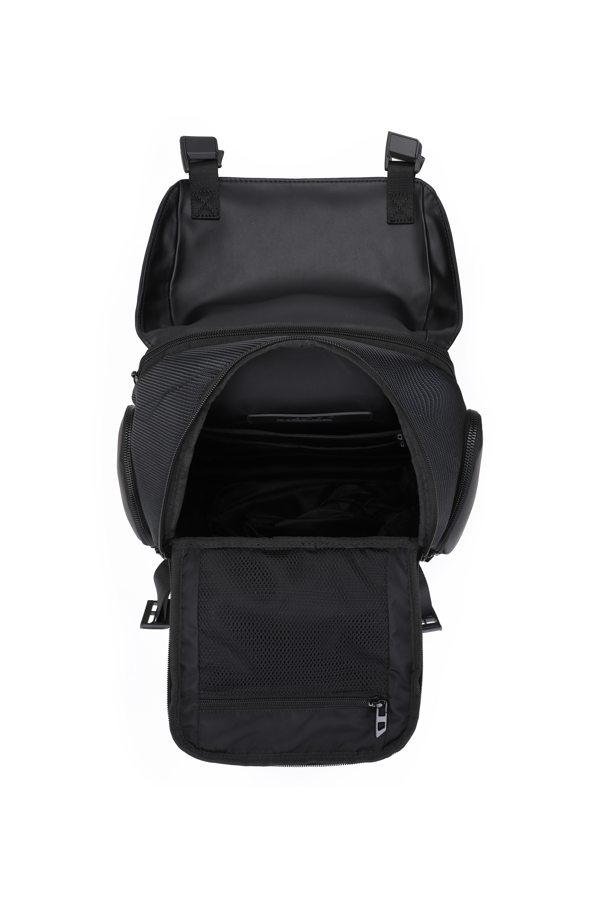 Diesel - DIESEL CARBON FIBER BACKPACK-BLACK  DSB0, Zaino business funzionale Unisex in Nero - 3