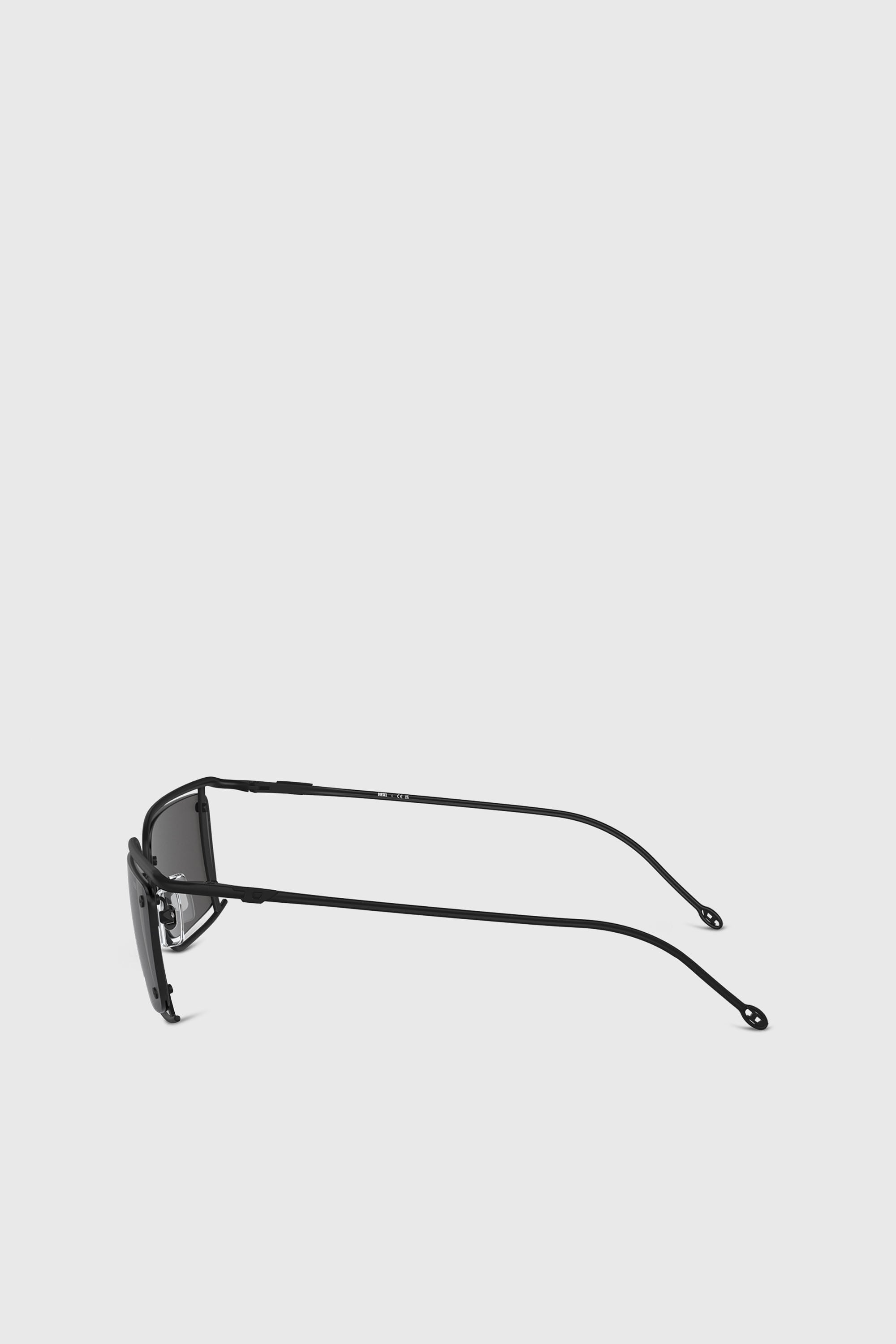 Diesel - 0DL1002, Occhiali da sole rettangolari Unisex in Nero - 2