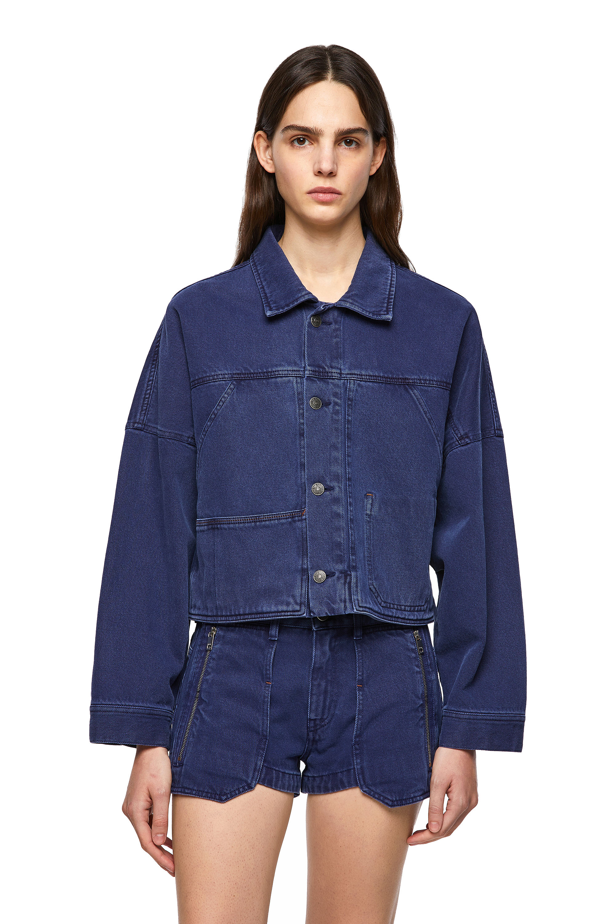 DE-JALYN, Blu - Giacche in denim