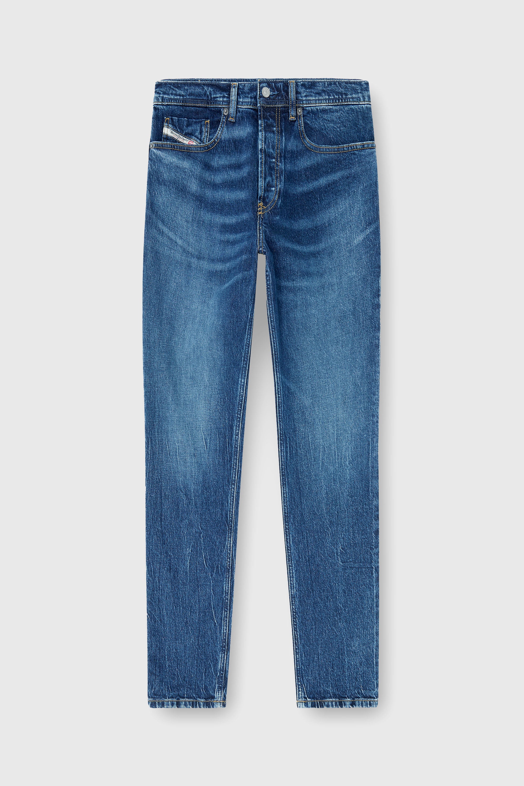 Diesel - Regular Jeans 2023 D-Finitive 0KBBQ Uomo, Blu Scuro - Image 6