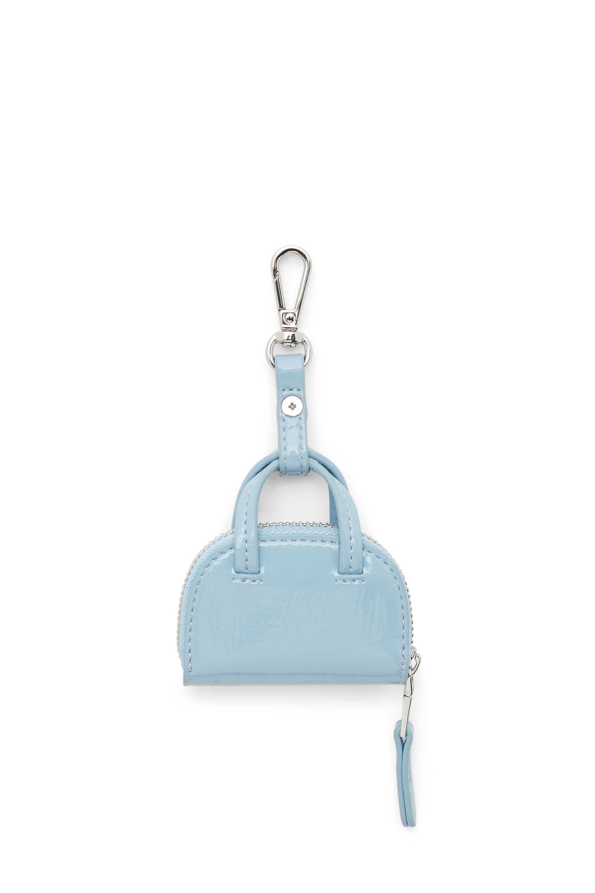 Diesel - 1DR DOME CHARMS, Charm per borsa in naplak lucido e stropicciato Donna in Blu - 2