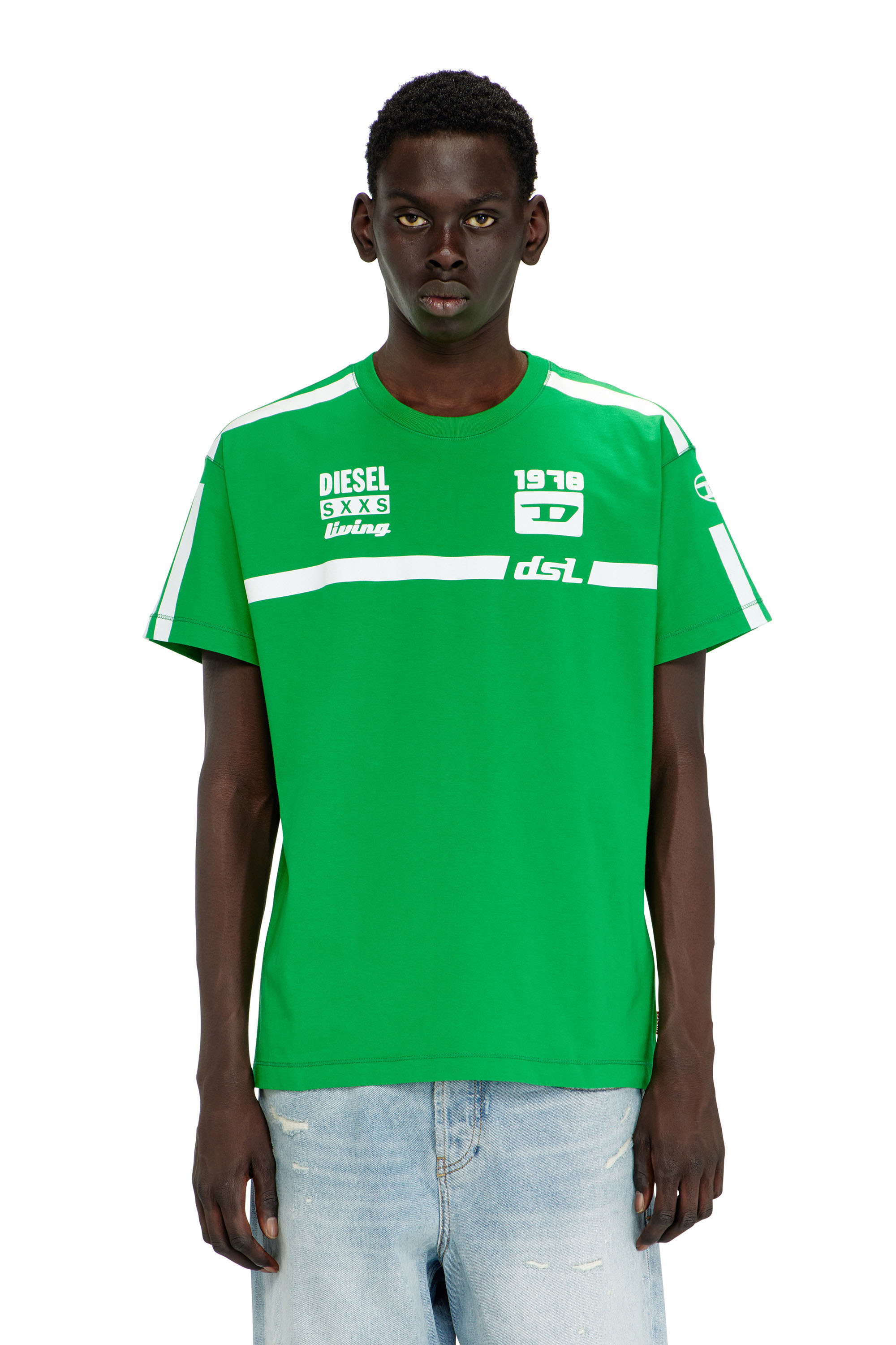 Diesel - T-NORM-V12, T-shirt in cotone con stampe Uomo in ToBeDefined - 2