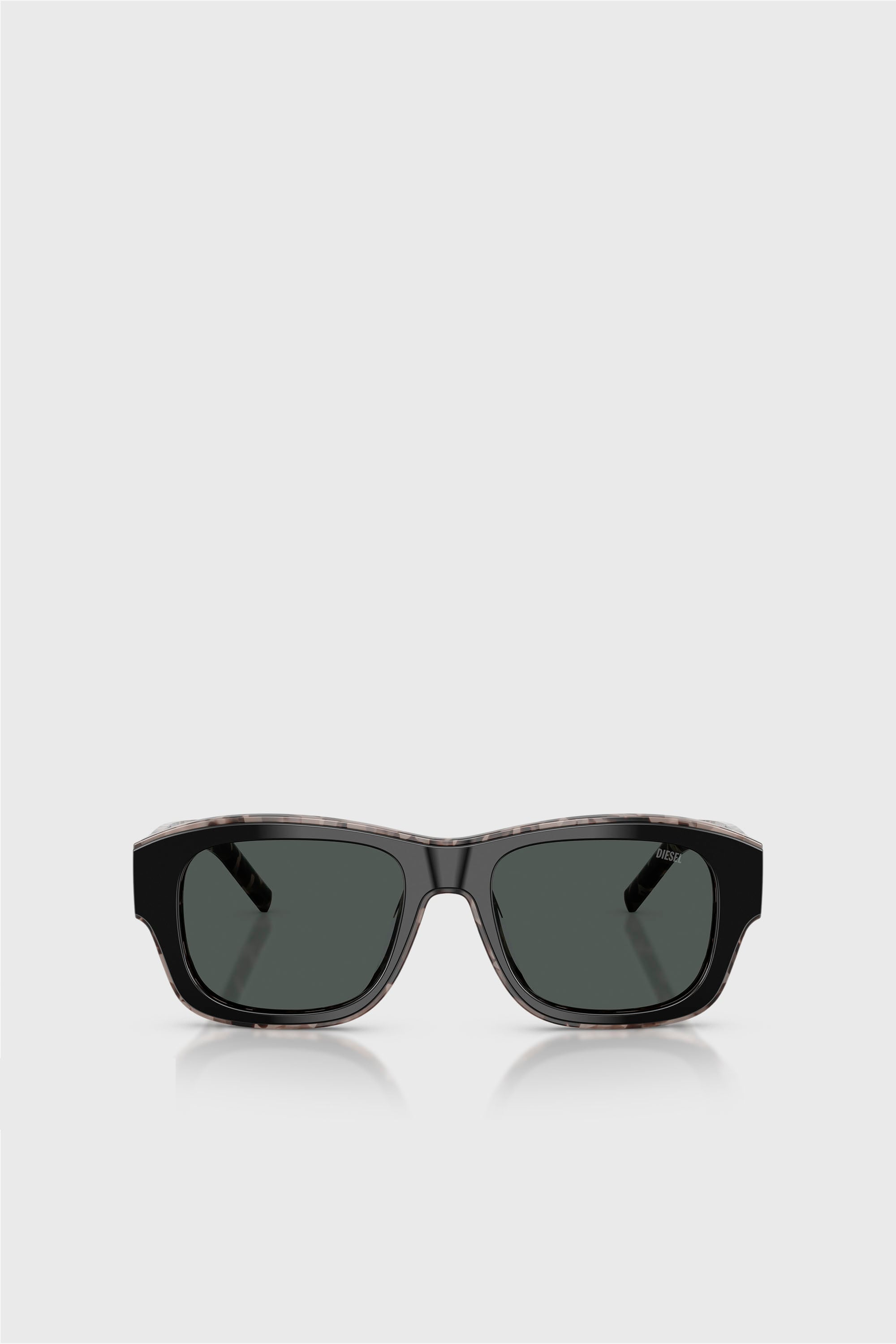 Diesel - 0DL2020U, Occhiali da sole rettangolari Unisex in Nero - 1