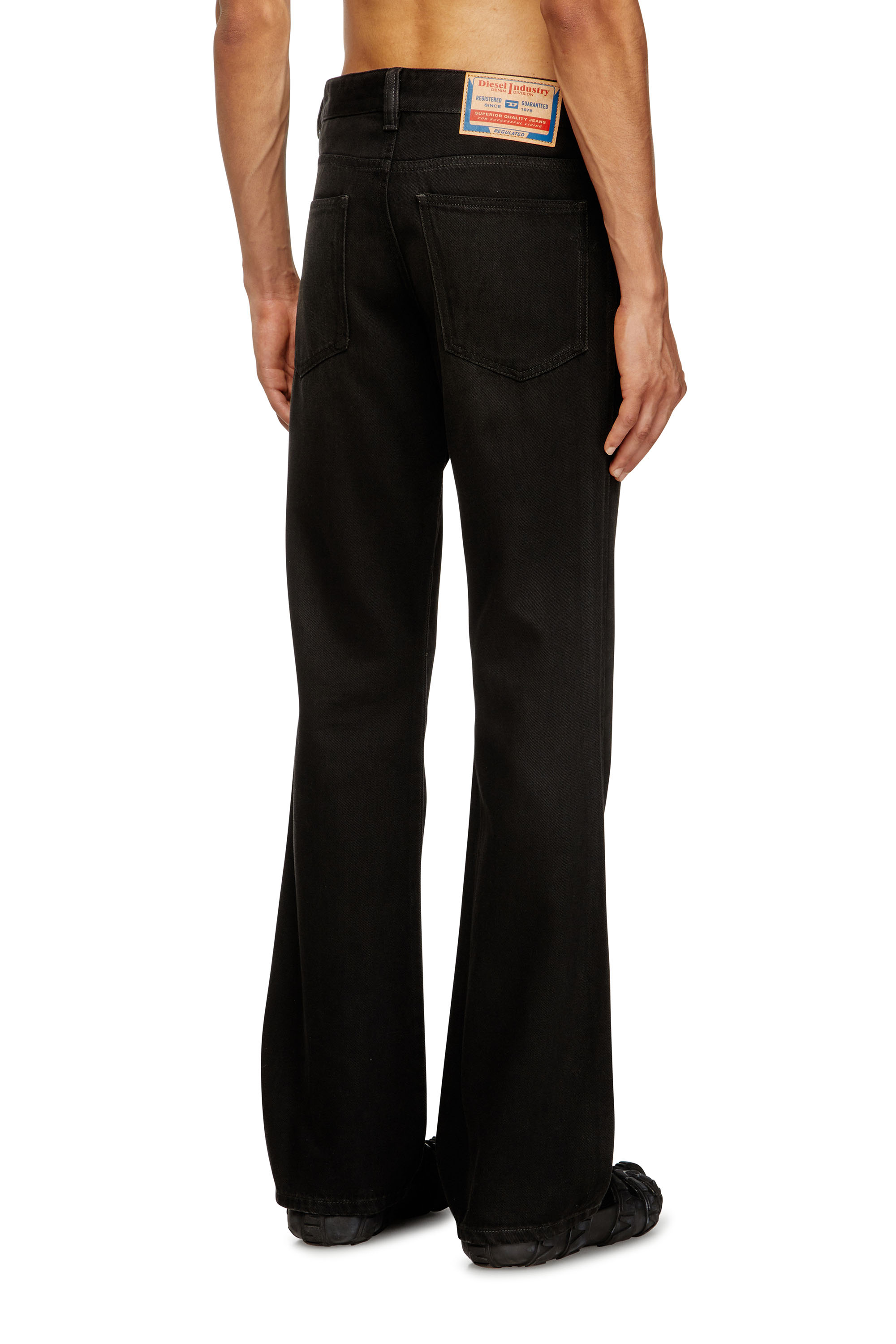 Bootcut Jeans 1998 D-Buck 09M20, Black/Dark grey Diesel - Man's Bootcut Jeans 1998 D-Buck 09M20, Black/Dark grey - 4