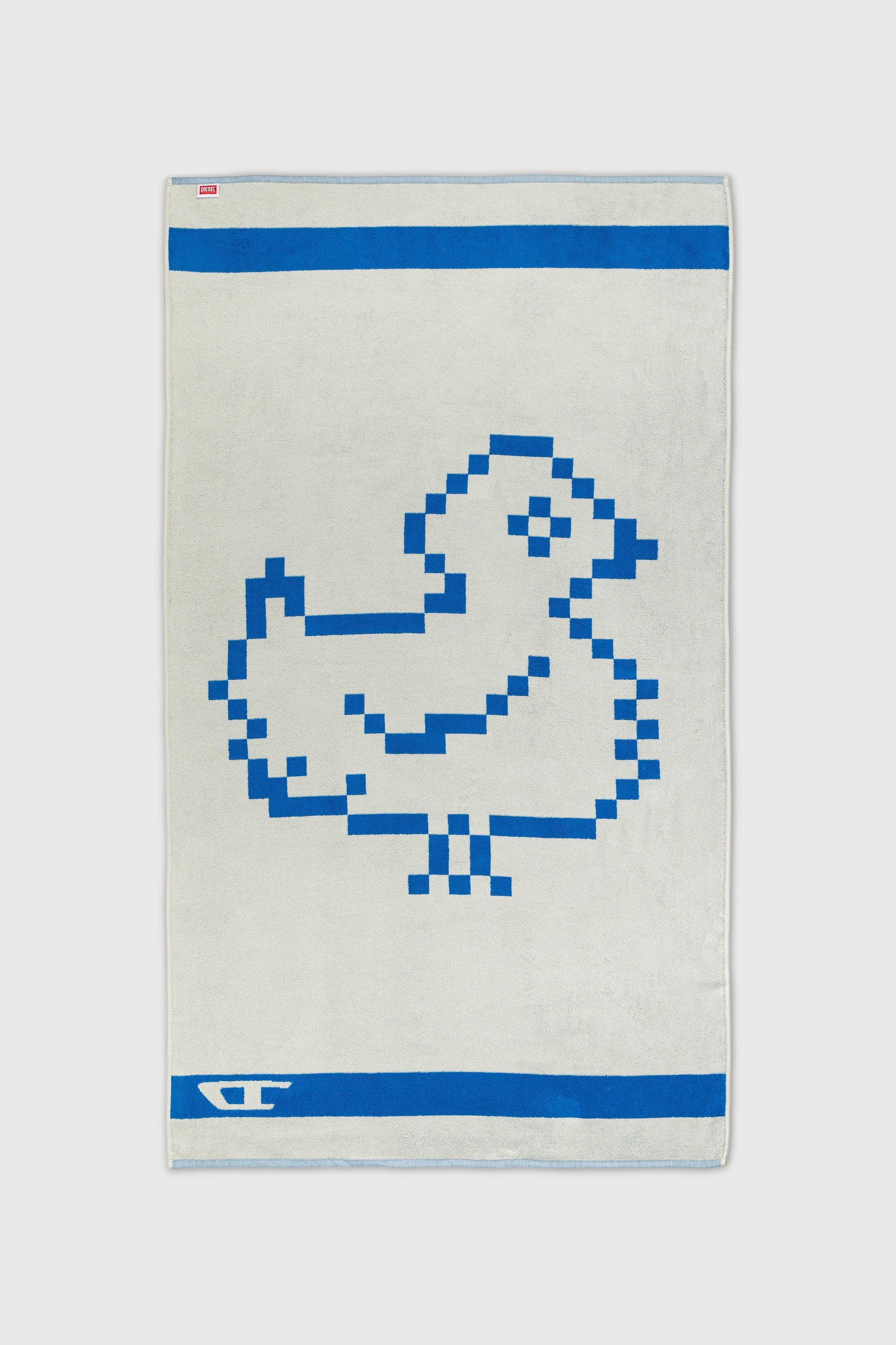 Diesel - 1018134  PIXEL TOYS 1 GREY/BLUE TOWEL, Telo in spugna 100x180 cm Unisex in Blu - 2