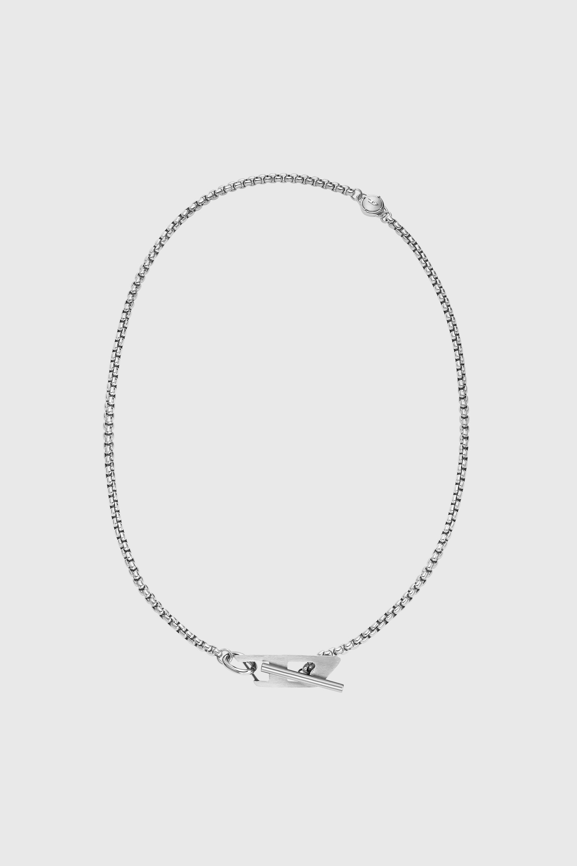 Diesel - DX1477, Collana a catena in acciaio inossidabile Unisex in Argento - 1
