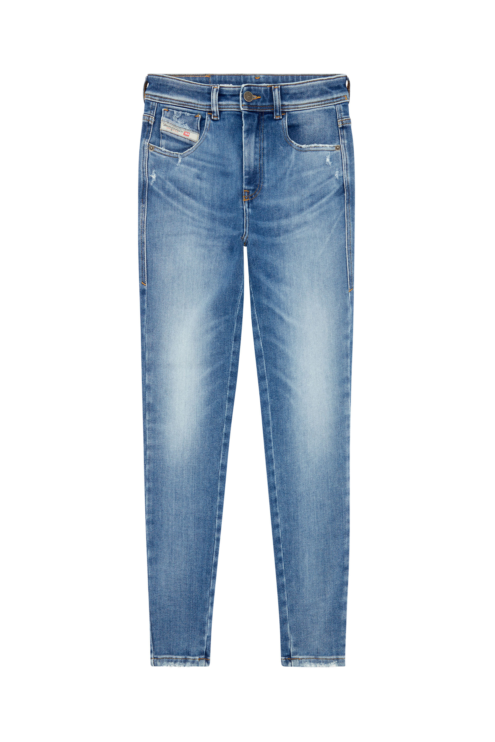 Diesel - Super skinny Jeans 1984 Slandy-High 09H92, Blu medio - Image 4