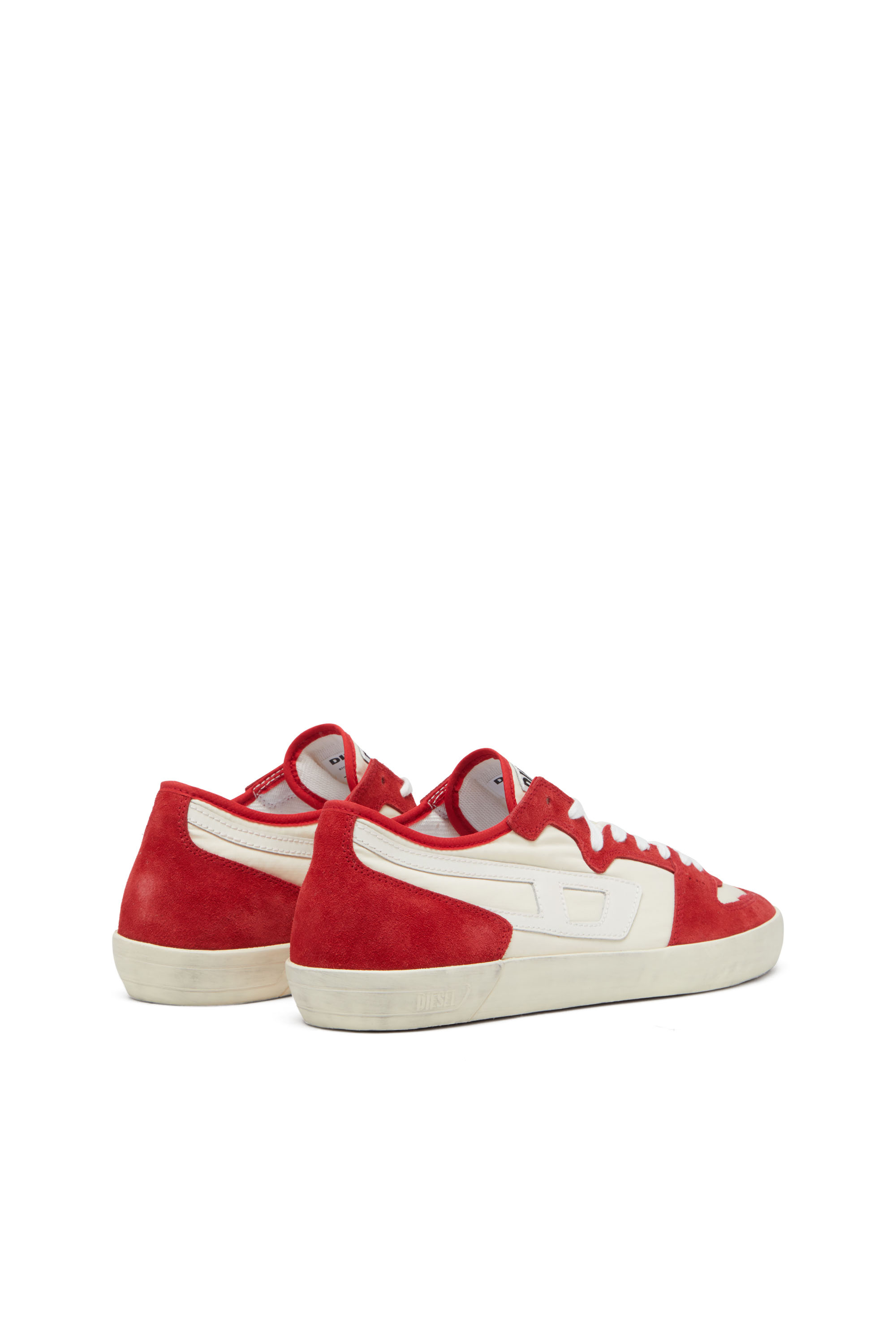 Diesel - S-LEROJI D-1 LOW, S-Leroji D-Sneaker in ripstop imbottito e suede Uomo in Multicolor - 3