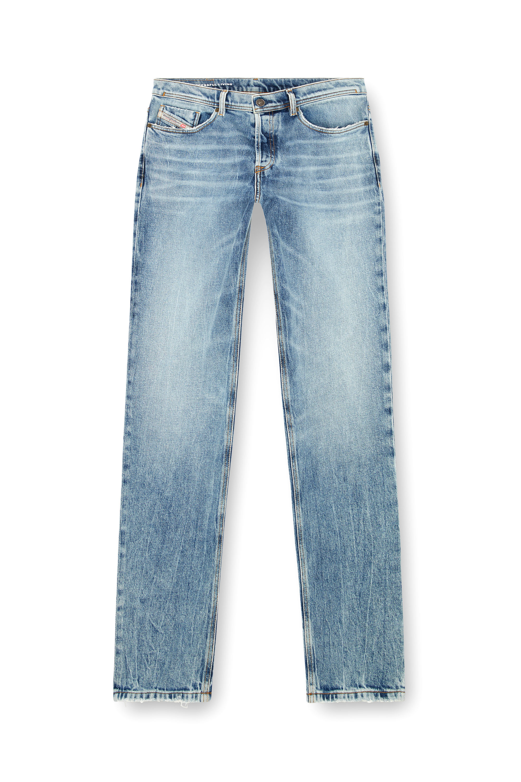 Diesel - Uomo Tapered Jeans 2023 D-Finitive 09J54, Blu medio - Image 3
