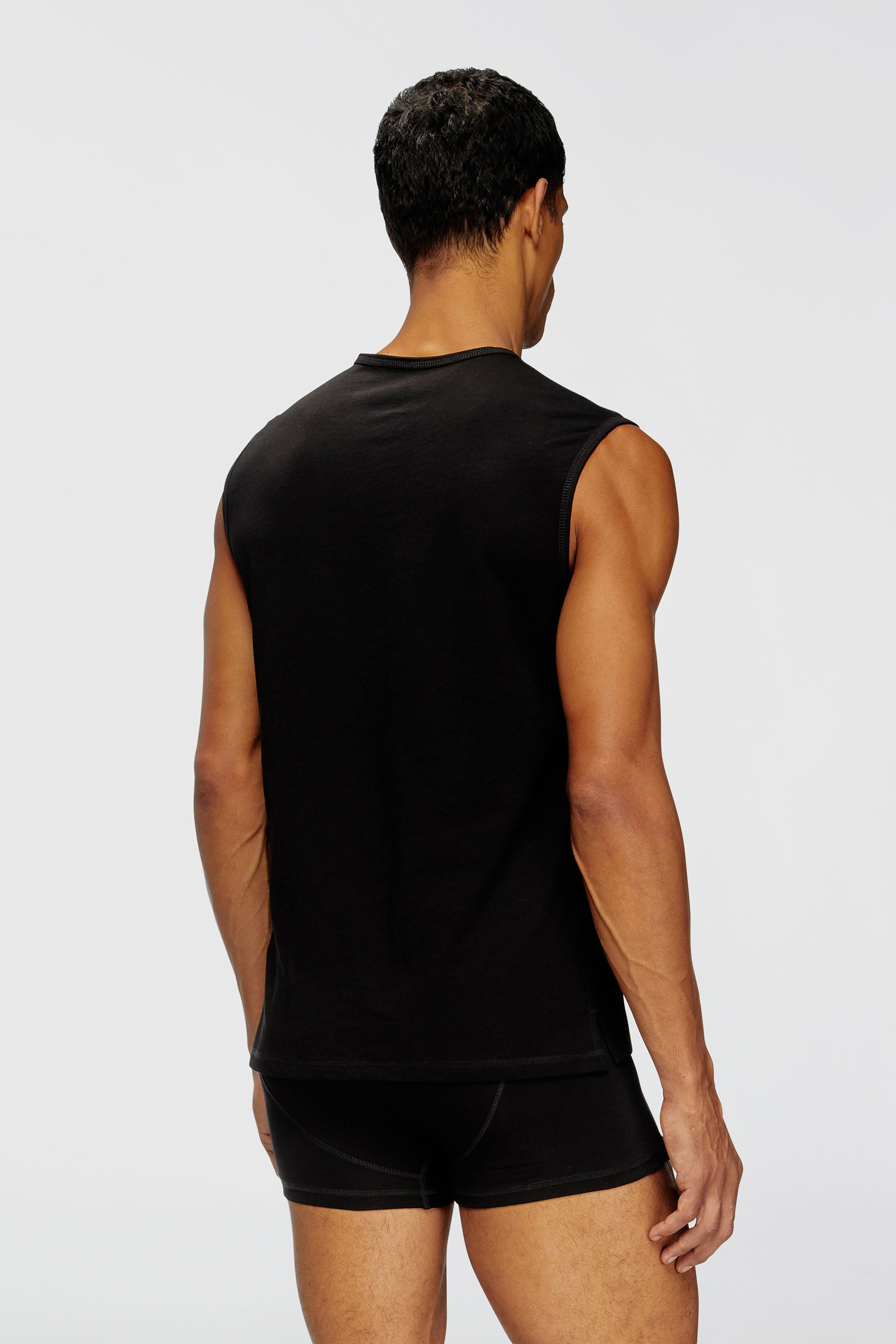 Diesel - TOM-UTLT-2PACK, Set di due canotte Uomo in Nero - 4