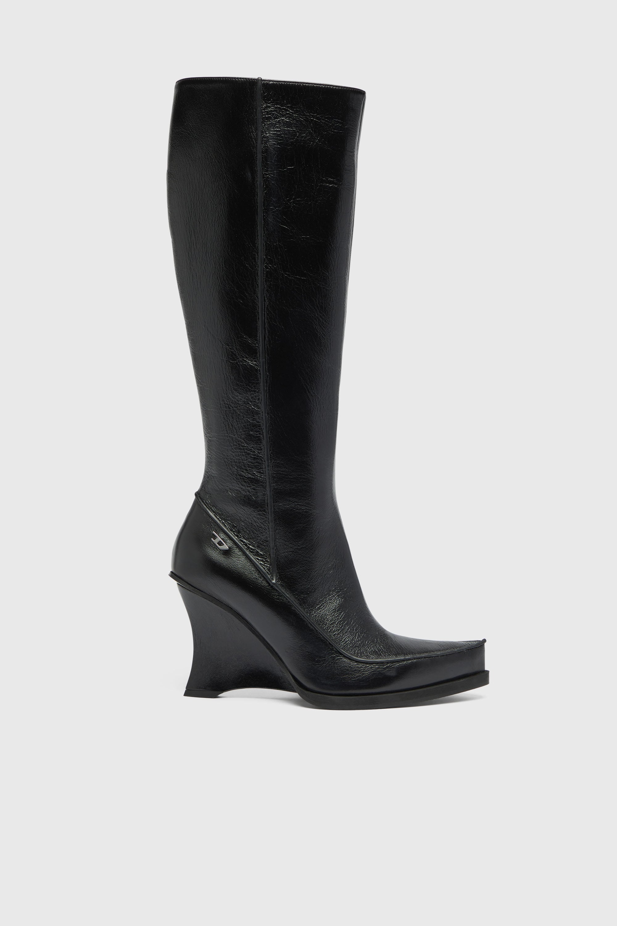 Diesel - D-LUCETTE-90-KB W, D-Lucette-Stivali al ginocchio in pelle Donna in ToBeDefined - 1