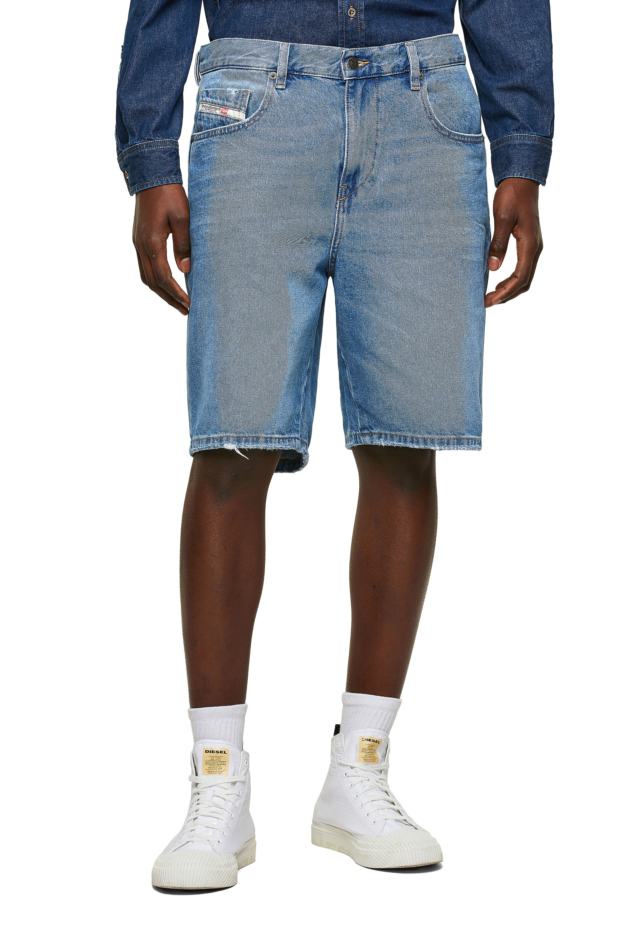 D-STRUKT-SHORT, Blu Chiaro - Shorts