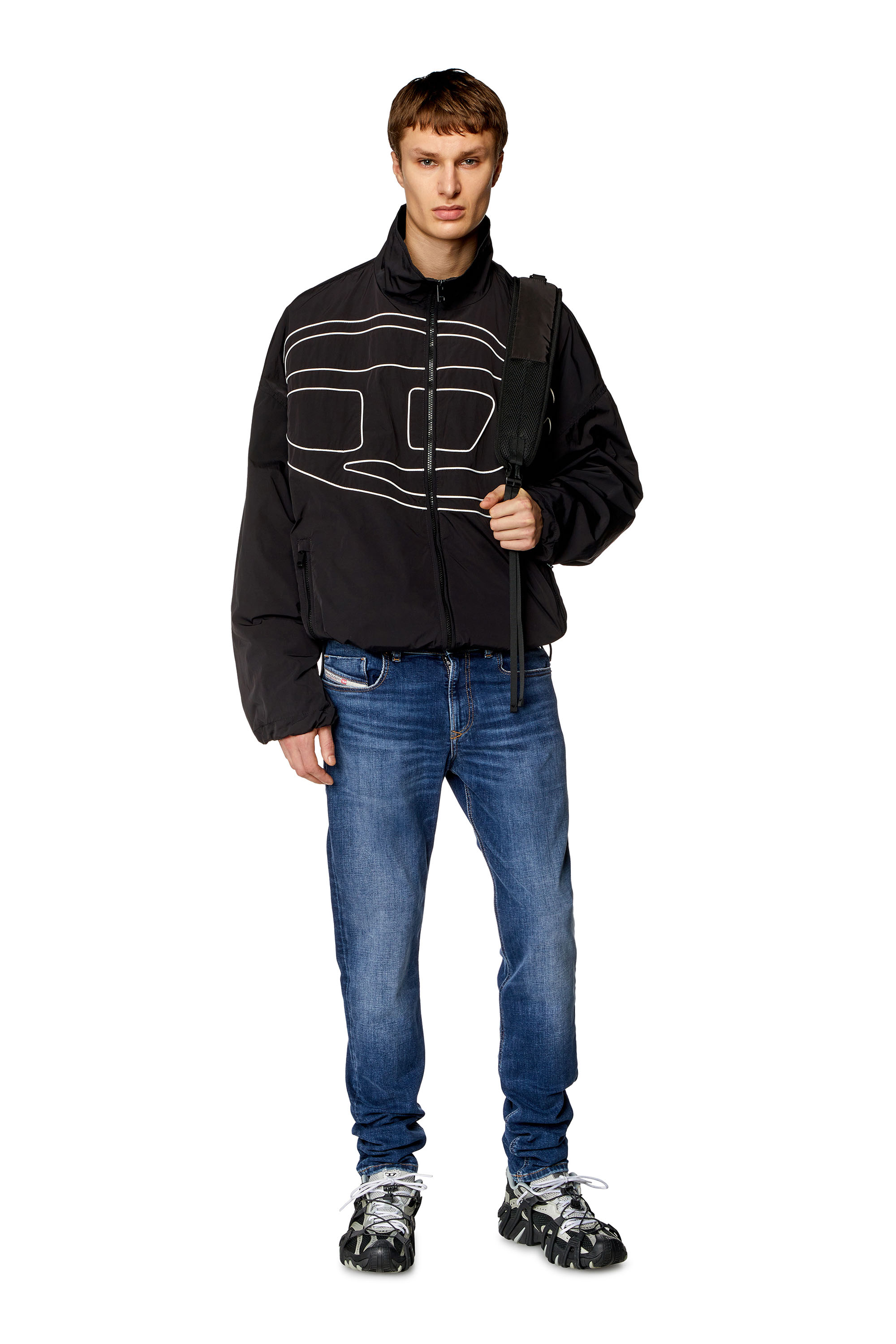 Diesel - Skinny Jeans 1979 Sleenker 09H63, Blu Scuro - Image 4