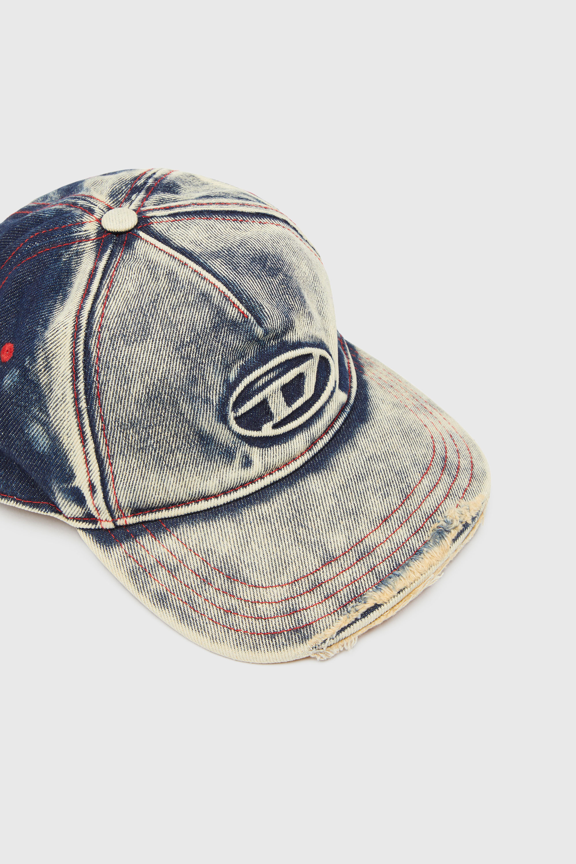 Diesel - C-SEYMON, Berretto da baseball in denim trattato Unisex in Multicolor - 3