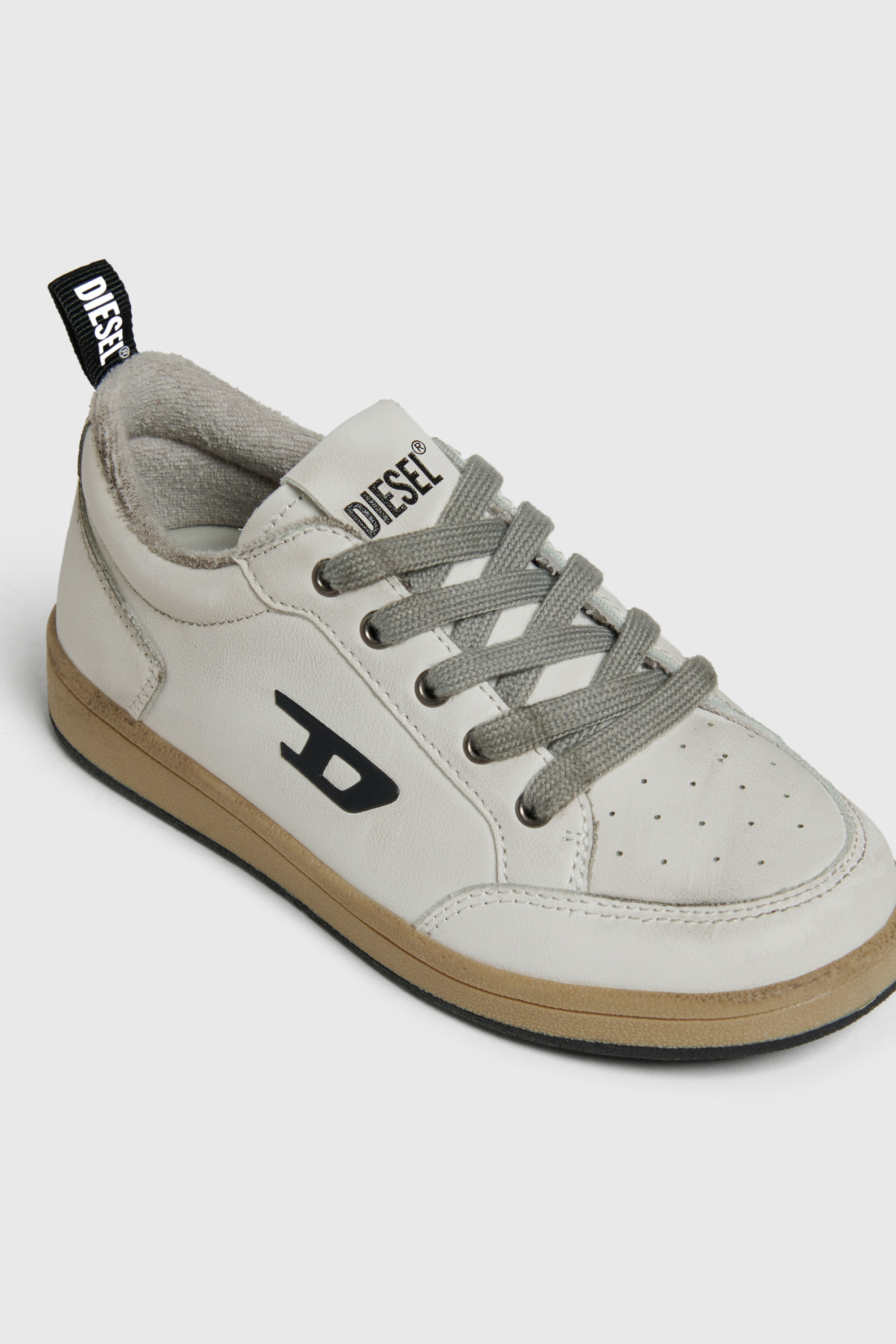 Diesel - S-KIRJY, Unisex's S-Kirjy - Perforated sneakers with D logo in White - 4