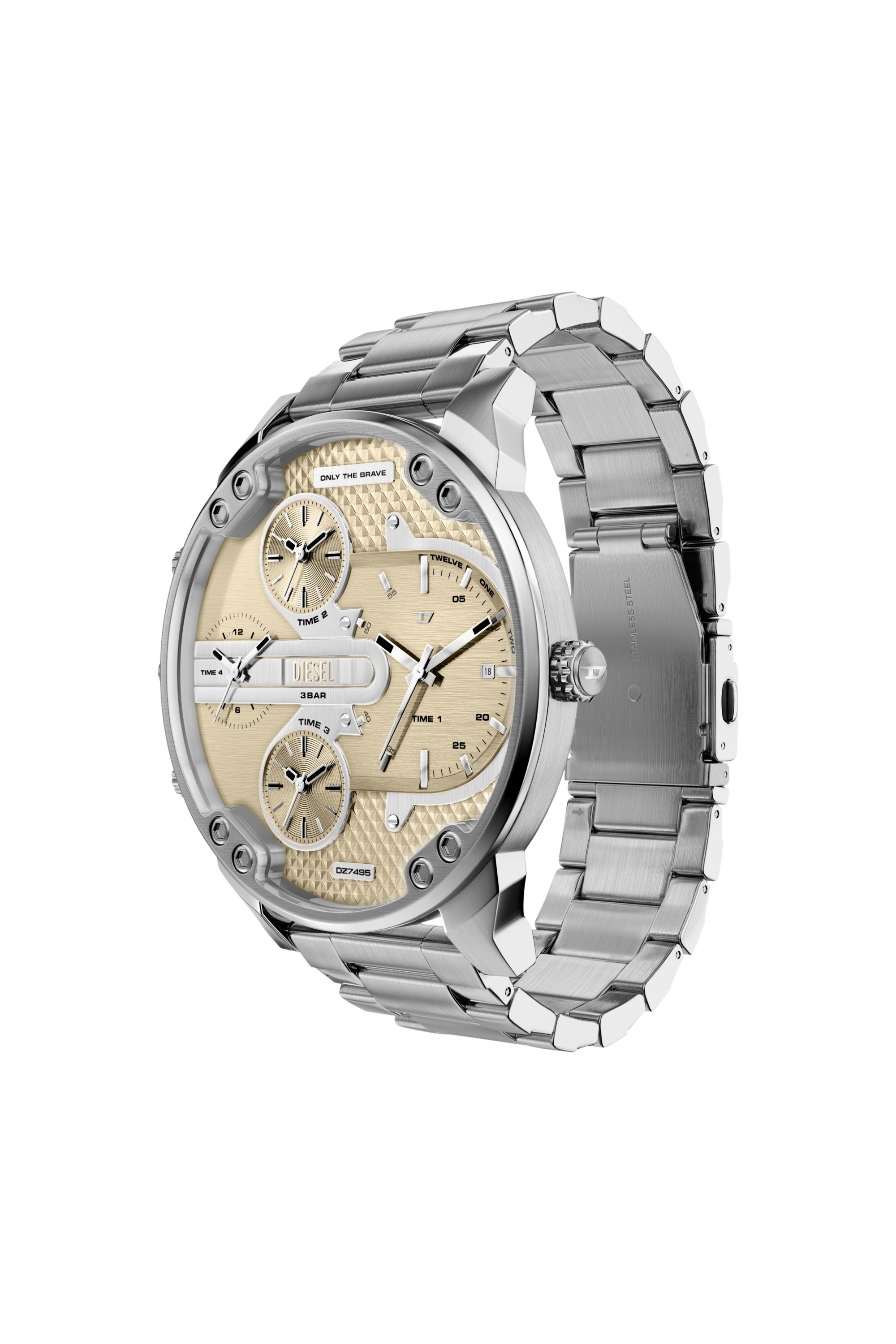 Diesel - DZ7495 WATCH, Orologio Mr. Daddy Slim in Acciaio Inox Uomo in Argento - 2