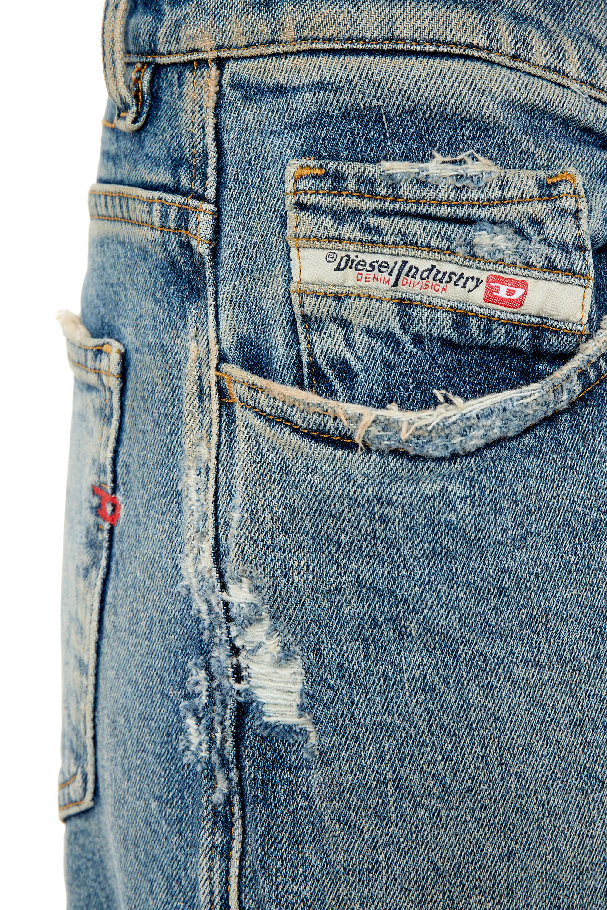 Diesel - 2016 D-Air 007M8 Boyfriend Jeans, Blu medio - Image 3