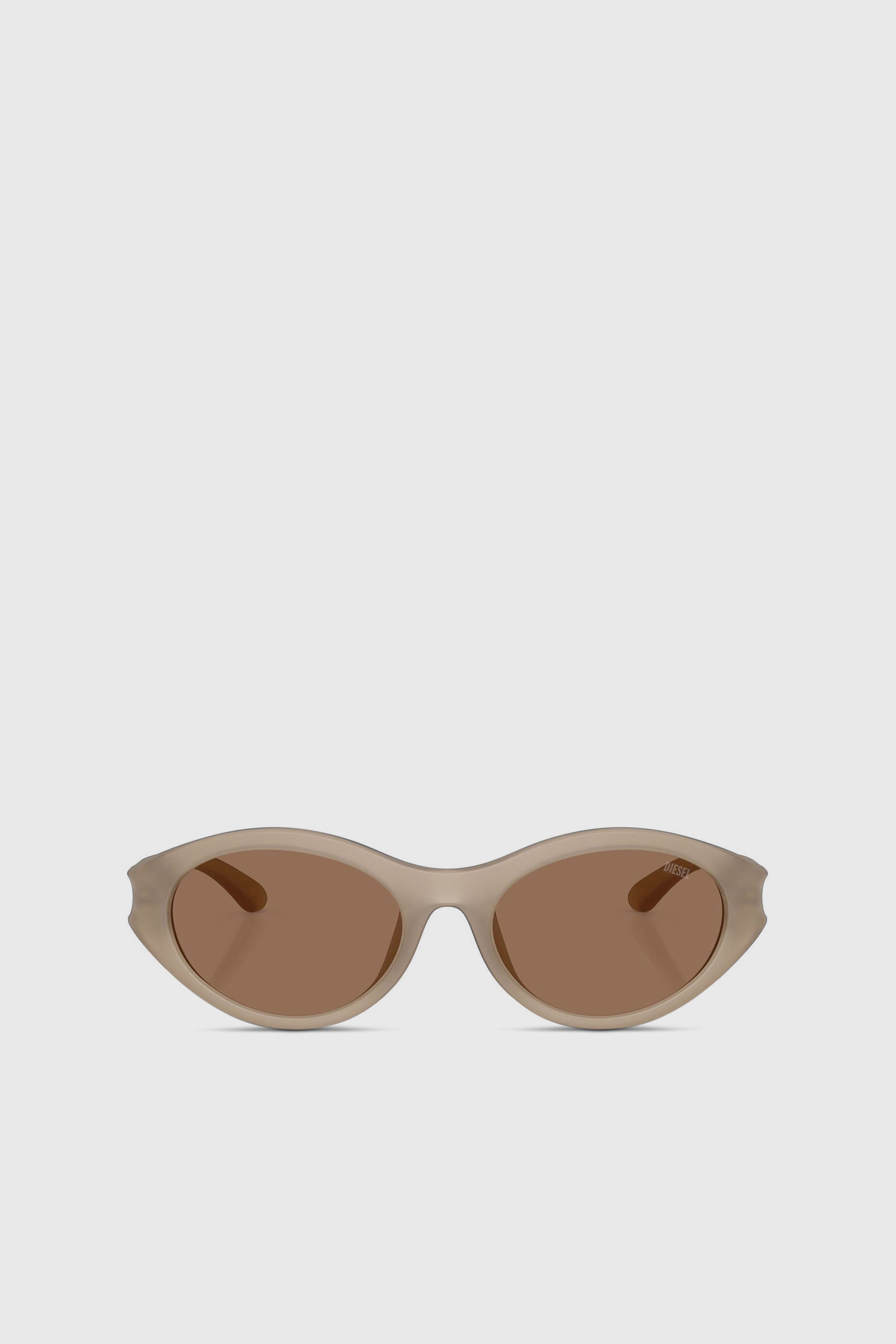 Diesel - 0DL3005U, Occhiali da sole ovali Unisex in Beige - 1