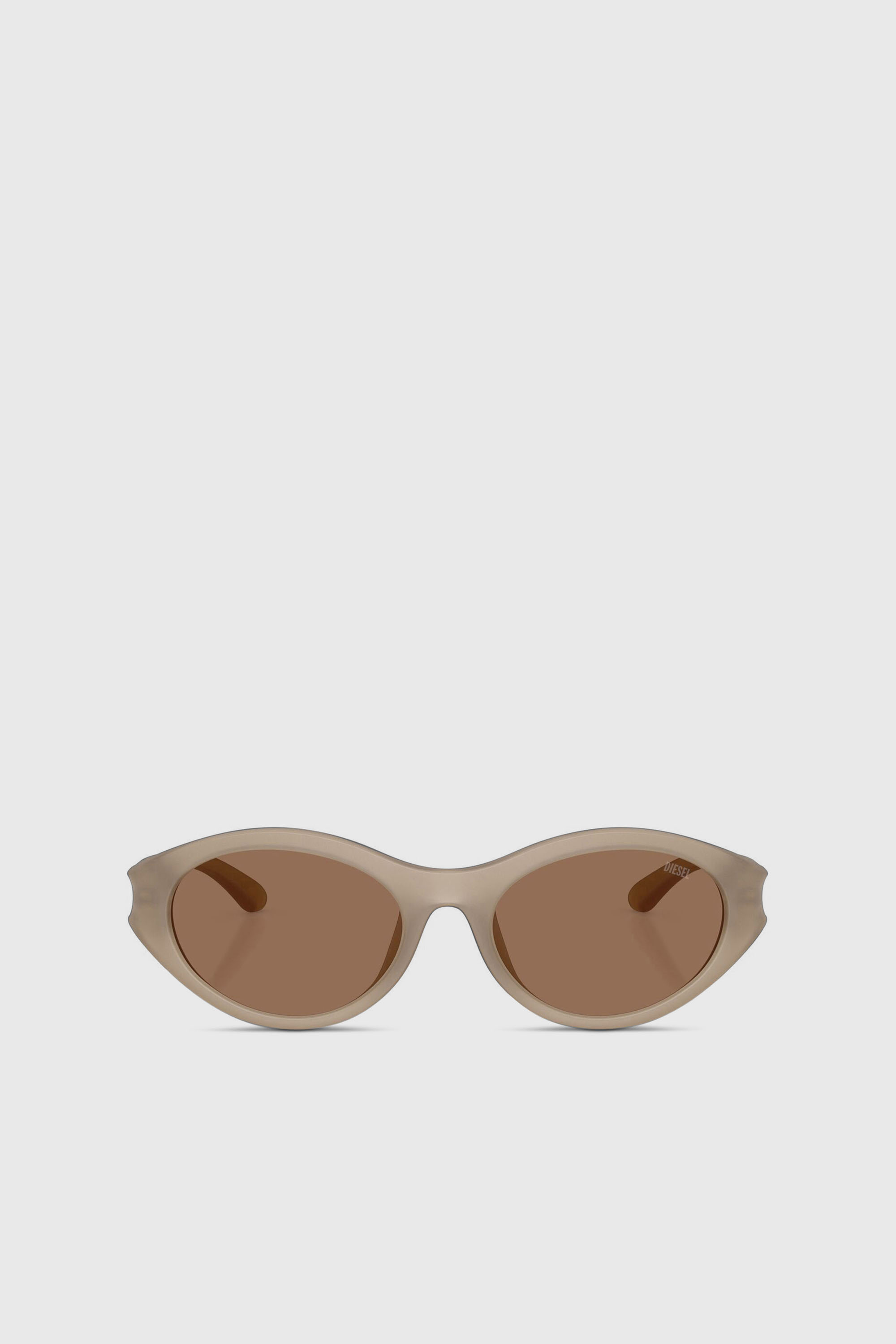 Diesel - 0DL3005U, Occhiali da sole ovali Unisex in Beige - 1
