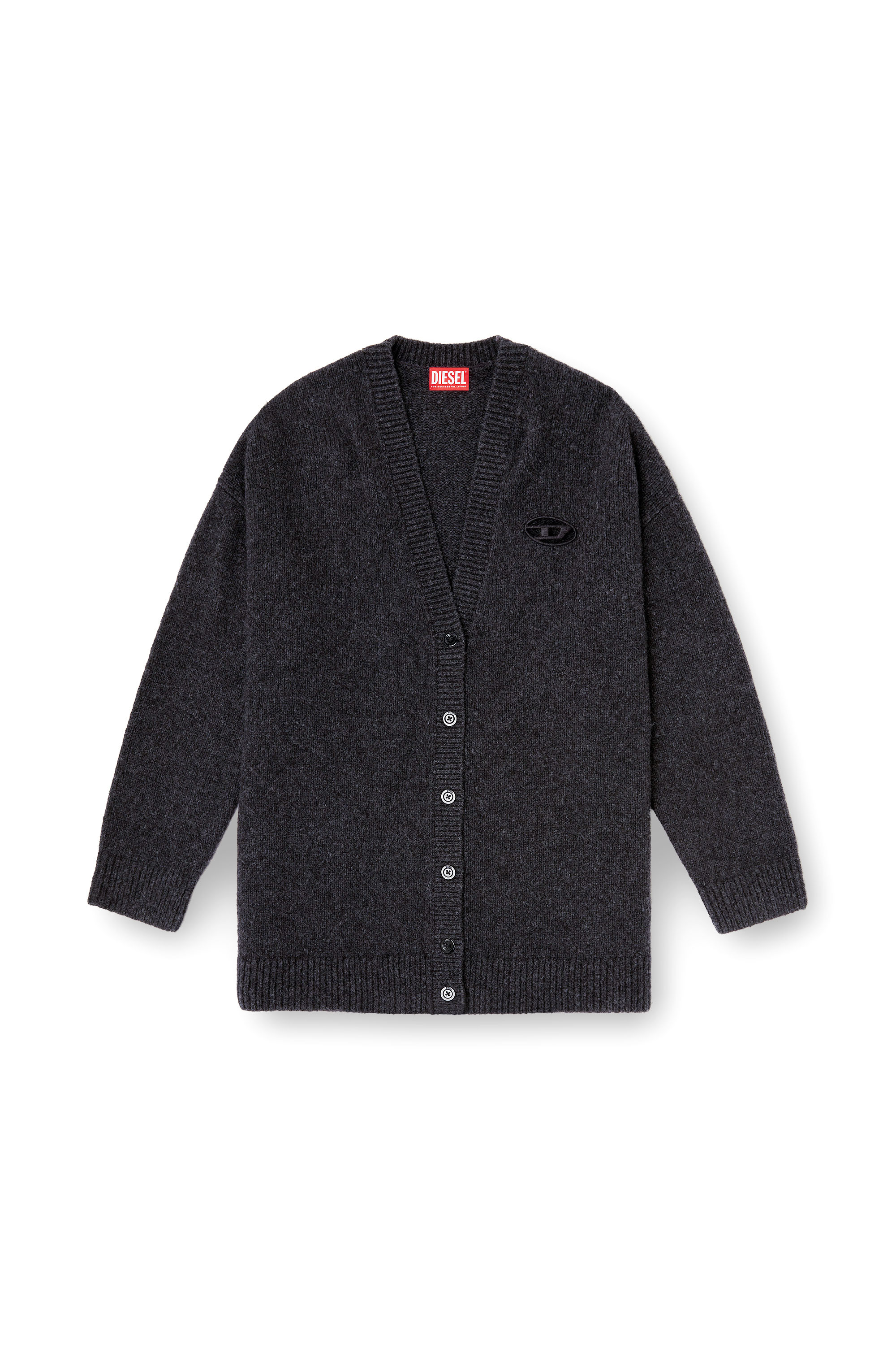 Diesel - M-AREELA, Cardigan in misto lana e alpaca Donna in Multicolor - 3