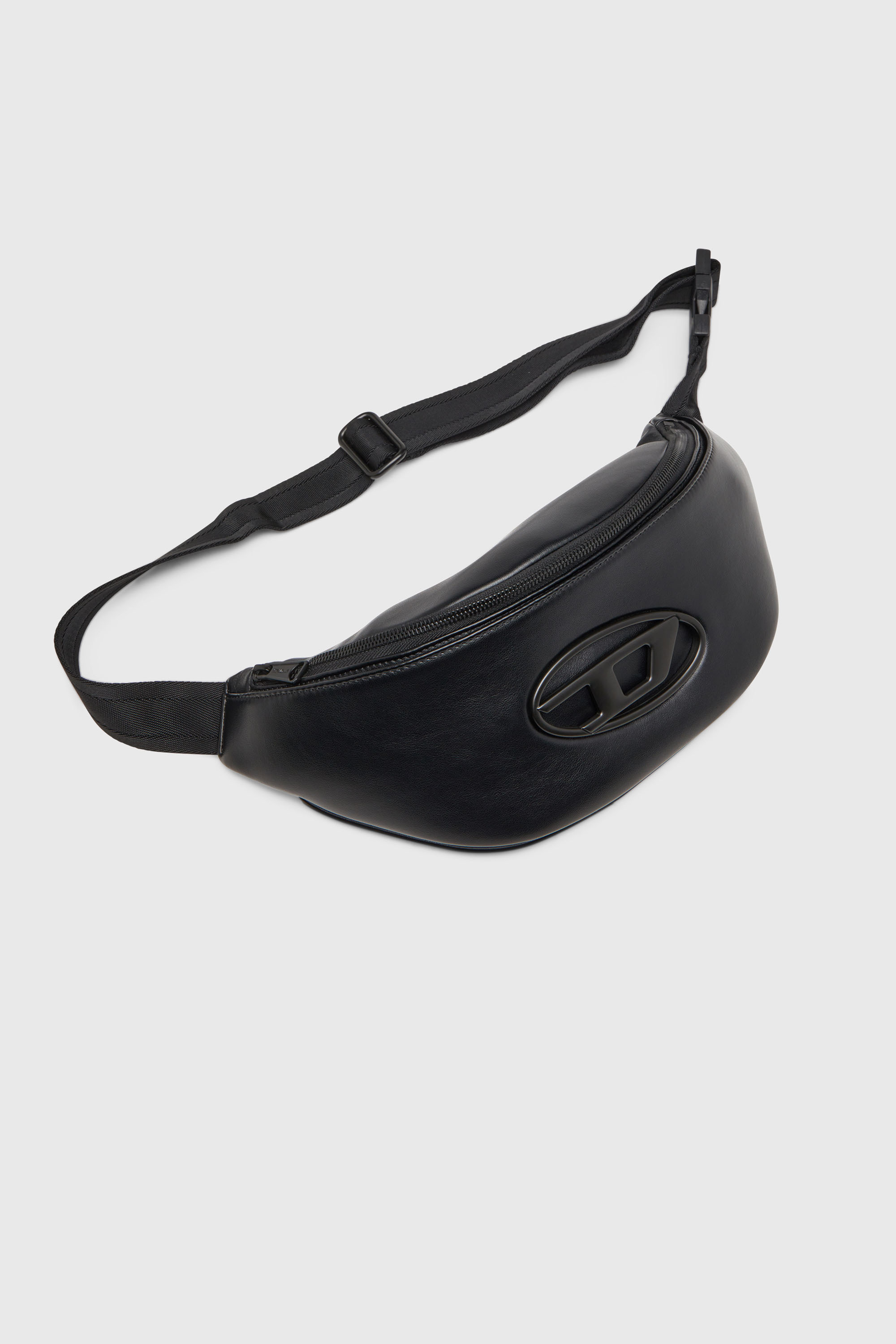 Diesel - HOLI-D BELT BAG M, Holi-D-Marsupio in PU e neoprene Uomo in Nero - 5