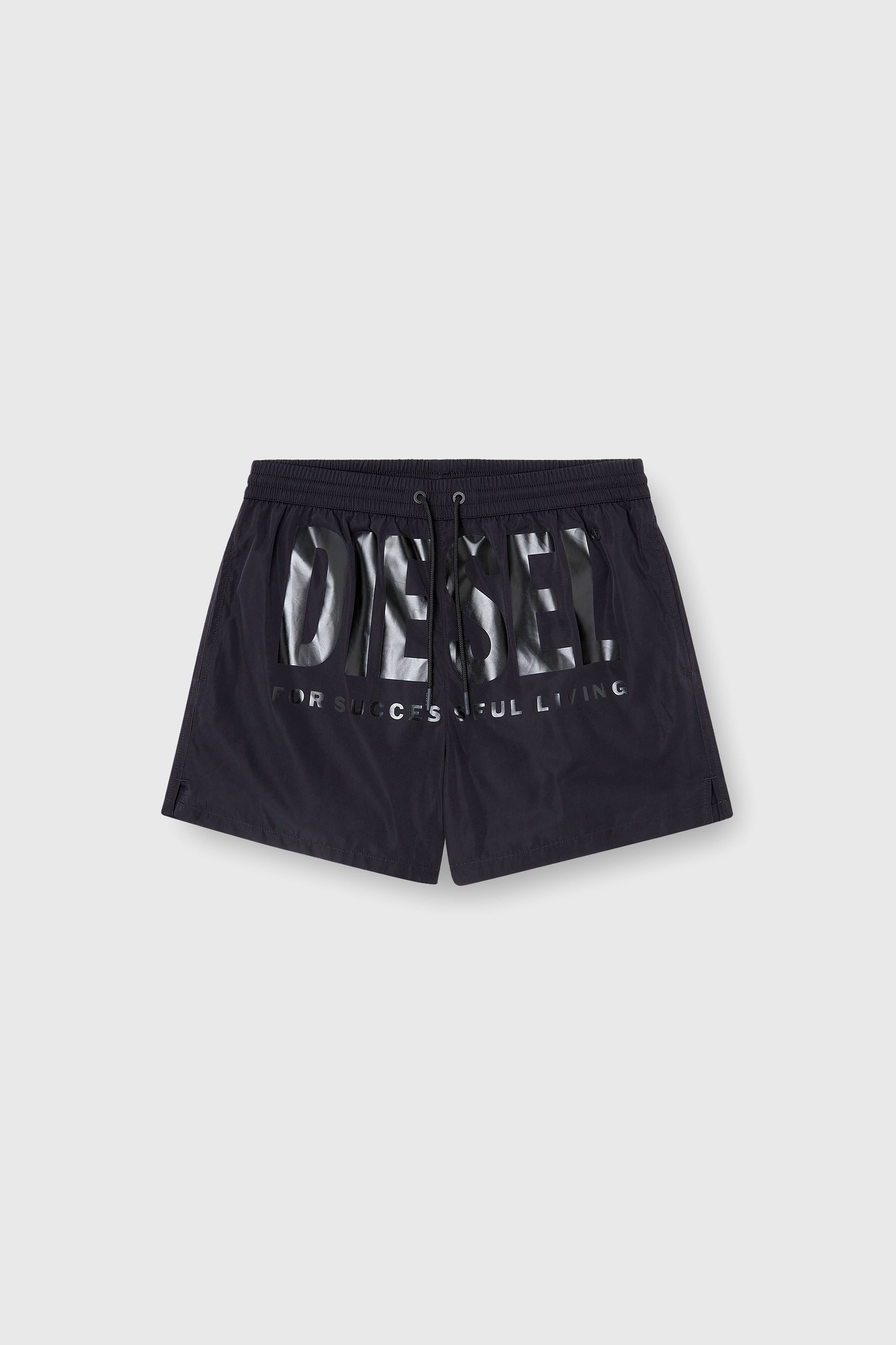 Diesel - KEN-37-D-CORE, Costume da bagno corto con maxi logo Uomo in Nero - 2