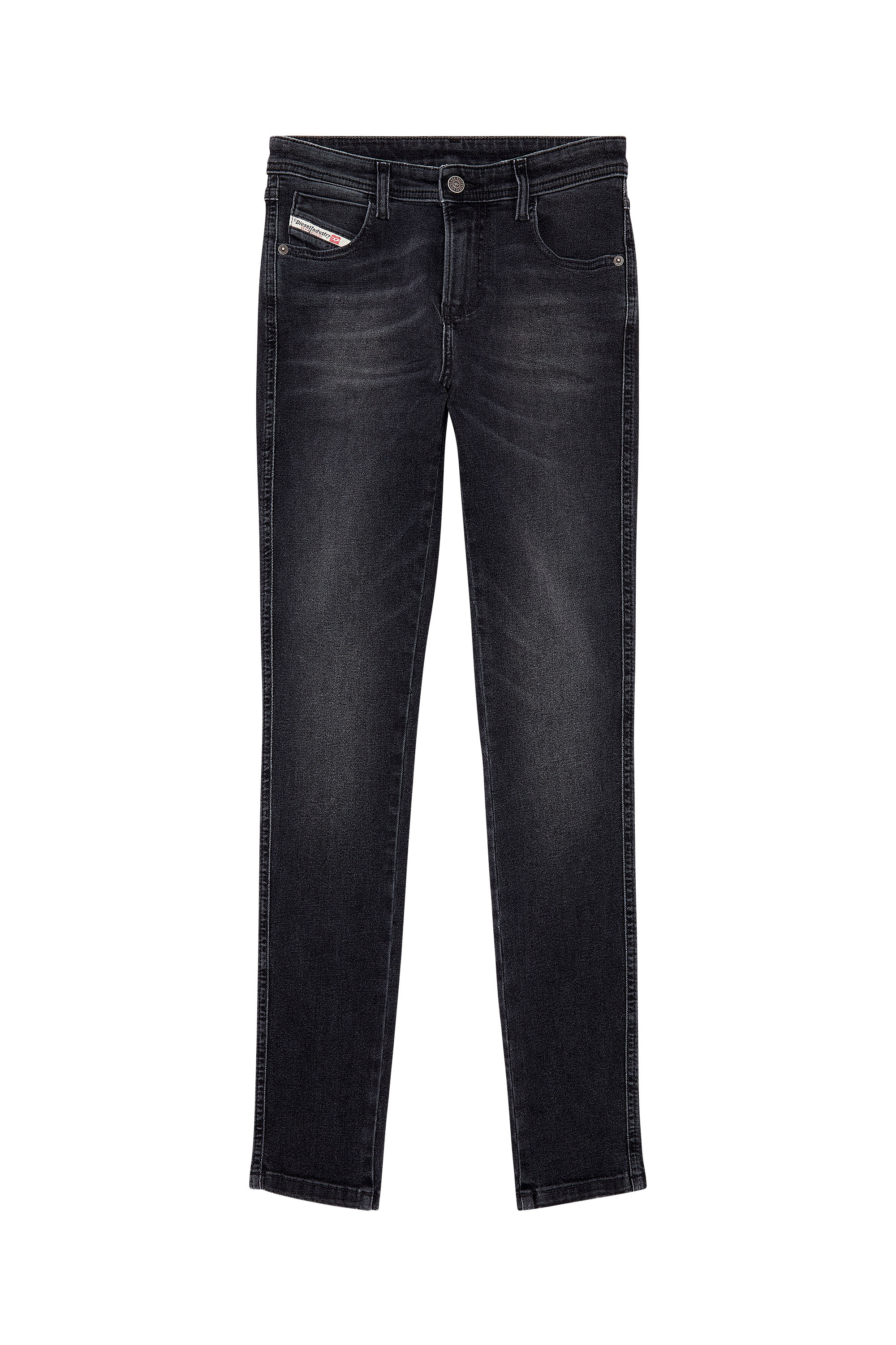 Diesel - Skinny Jeans 2015 Babhila 0PFAS Donna, Nero/Grigio scuro - Image 2