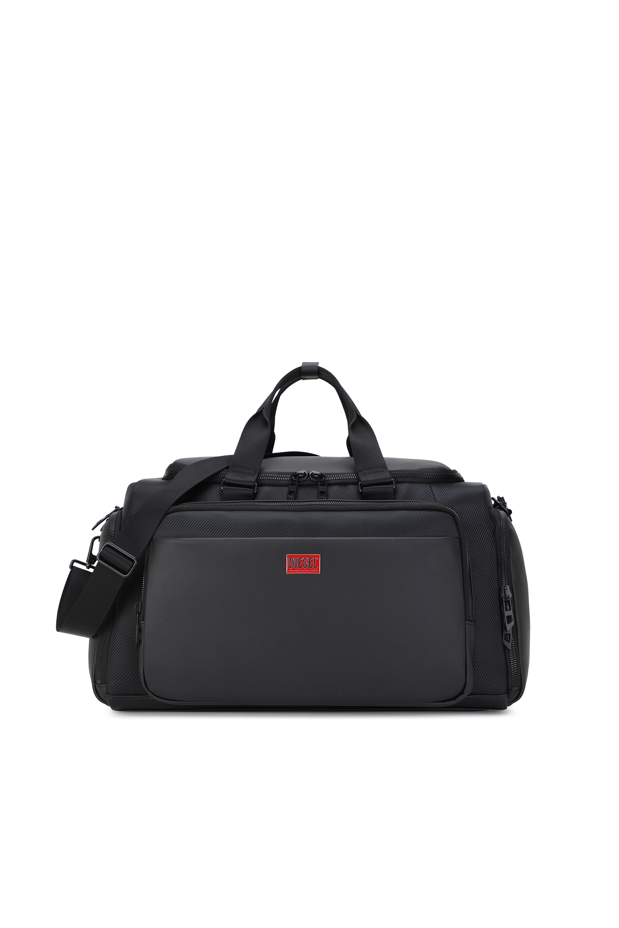 Diesel - DIESEL CARBON FIBER DUFFLE-BLACK DSB002, Borsa da viaggio capiante Unisex in Nero - 1