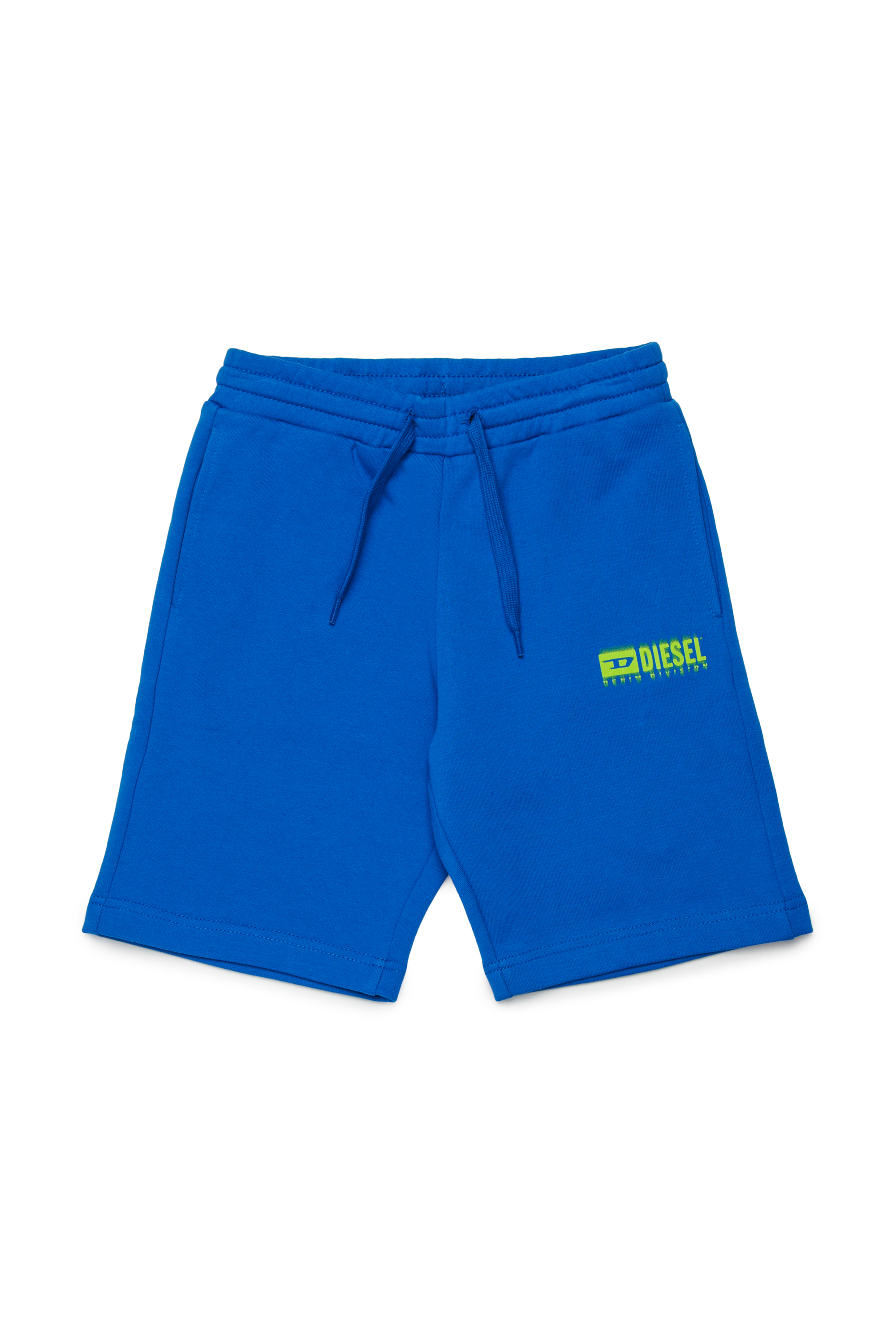 Diesel - PBASESHORT, Shorts sportivi con logo dégradé Uomo in Blu - 1