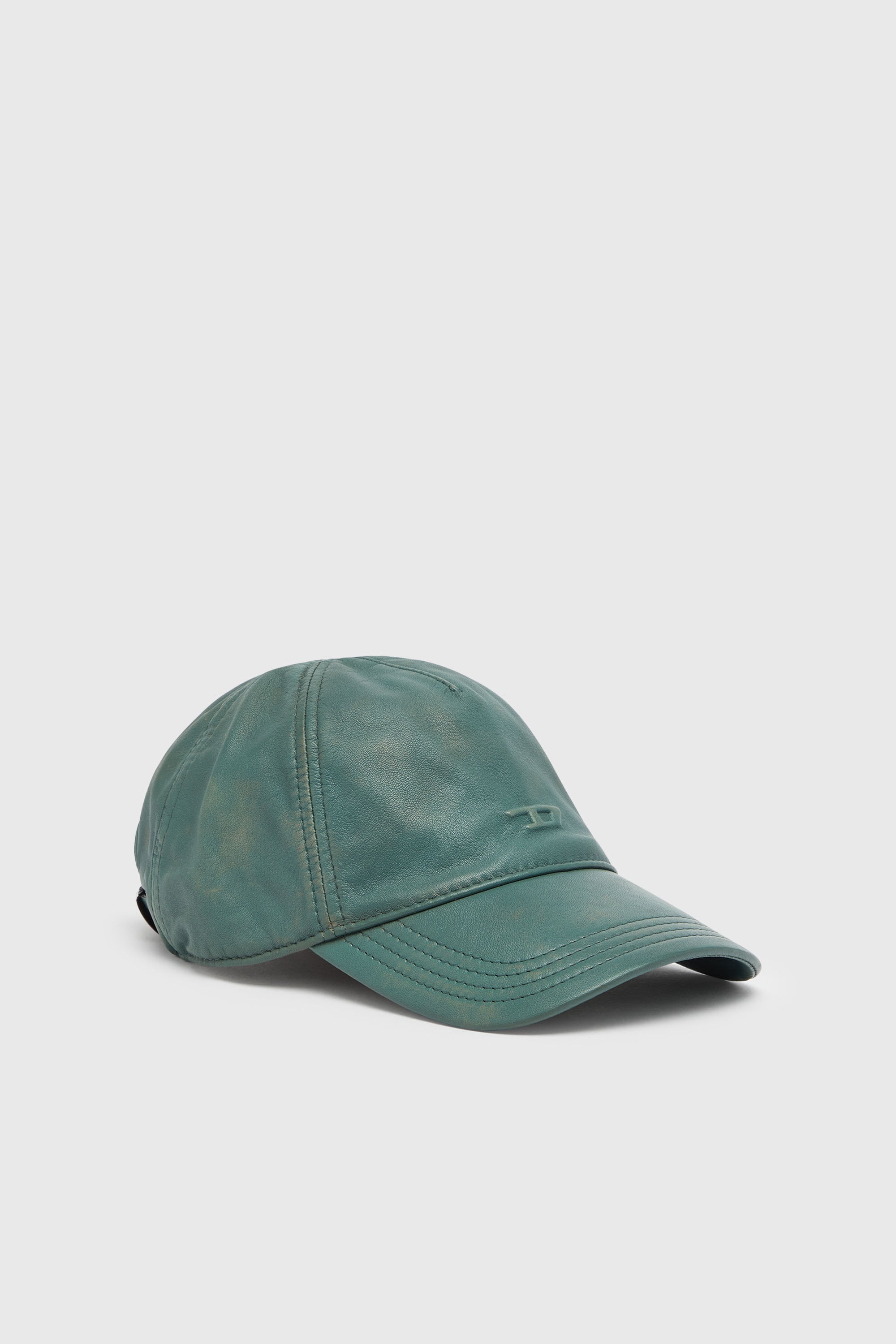 Diesel - C-ASPO, Cappellino baseball in pelle lavorata Uomo in ToBeDefined - 1