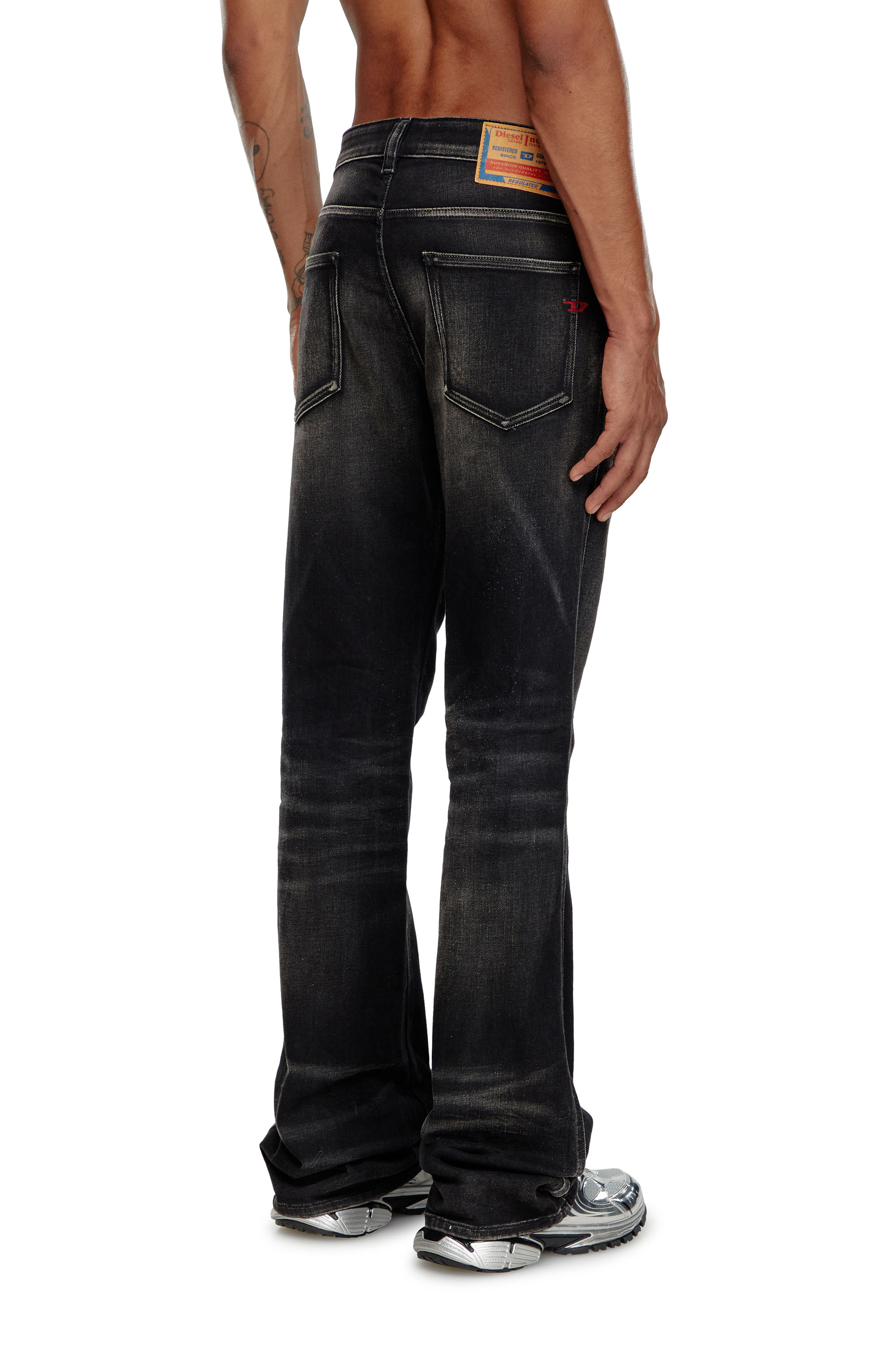 Diesel - Uomo Bootcut Jeans 1998 D-Buck 09J53, Nero/Grigio scuro - Image 4