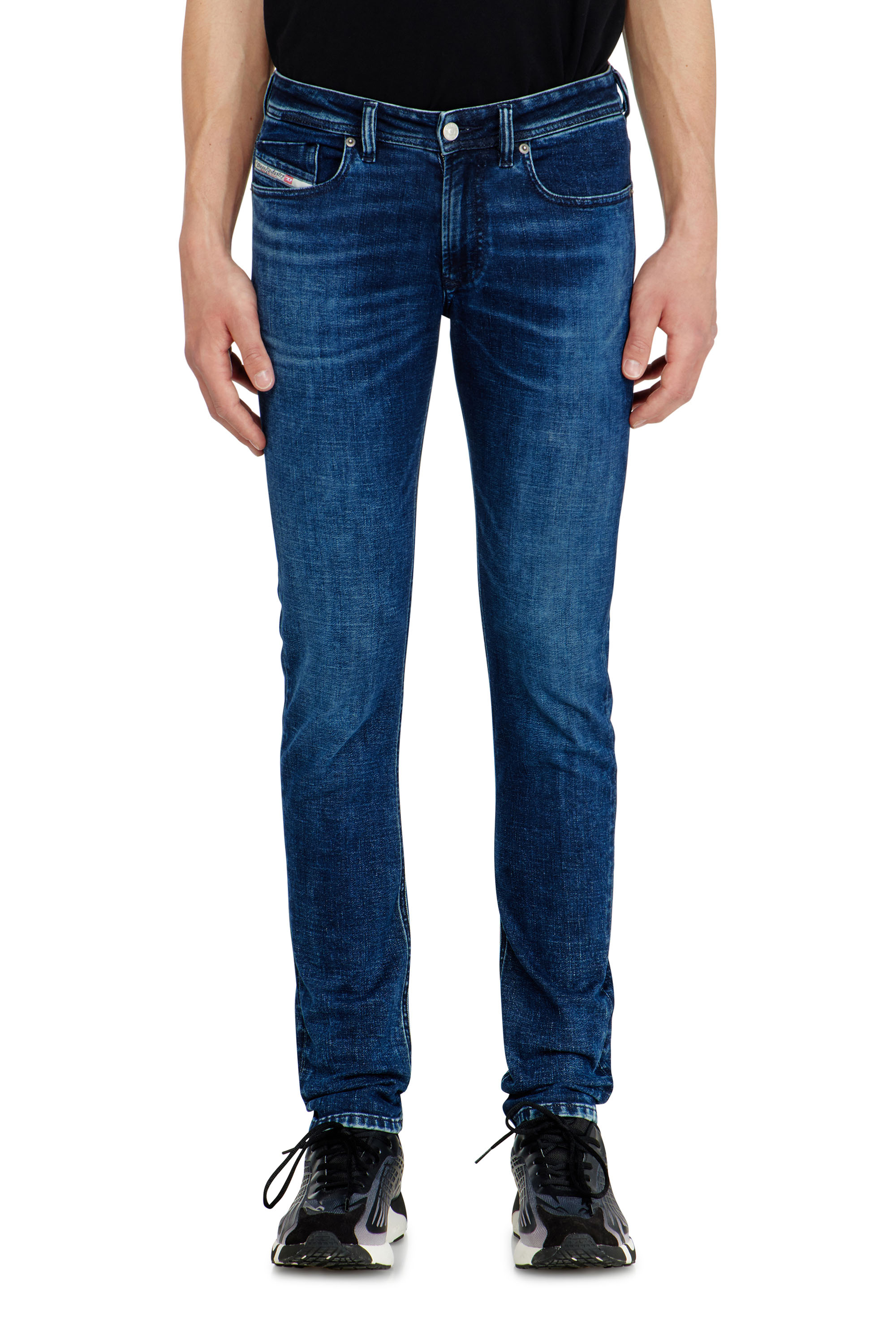 Diesel - Skinny Jeans 1979 Sleenker 0KBBD Uomo, Blu Scuro - Image 1