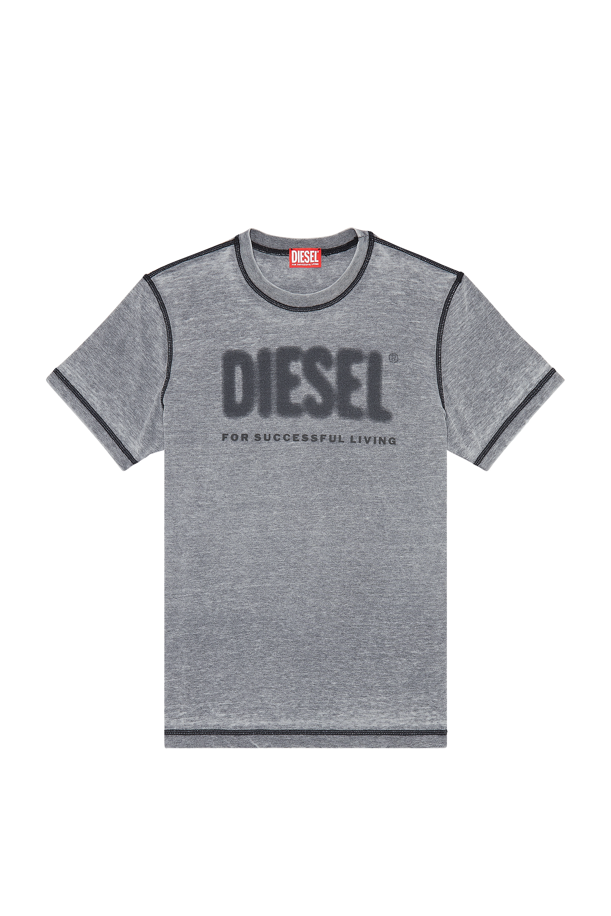 Diesel - T-DIEGOR-L1, Grigio scuro - Image 4