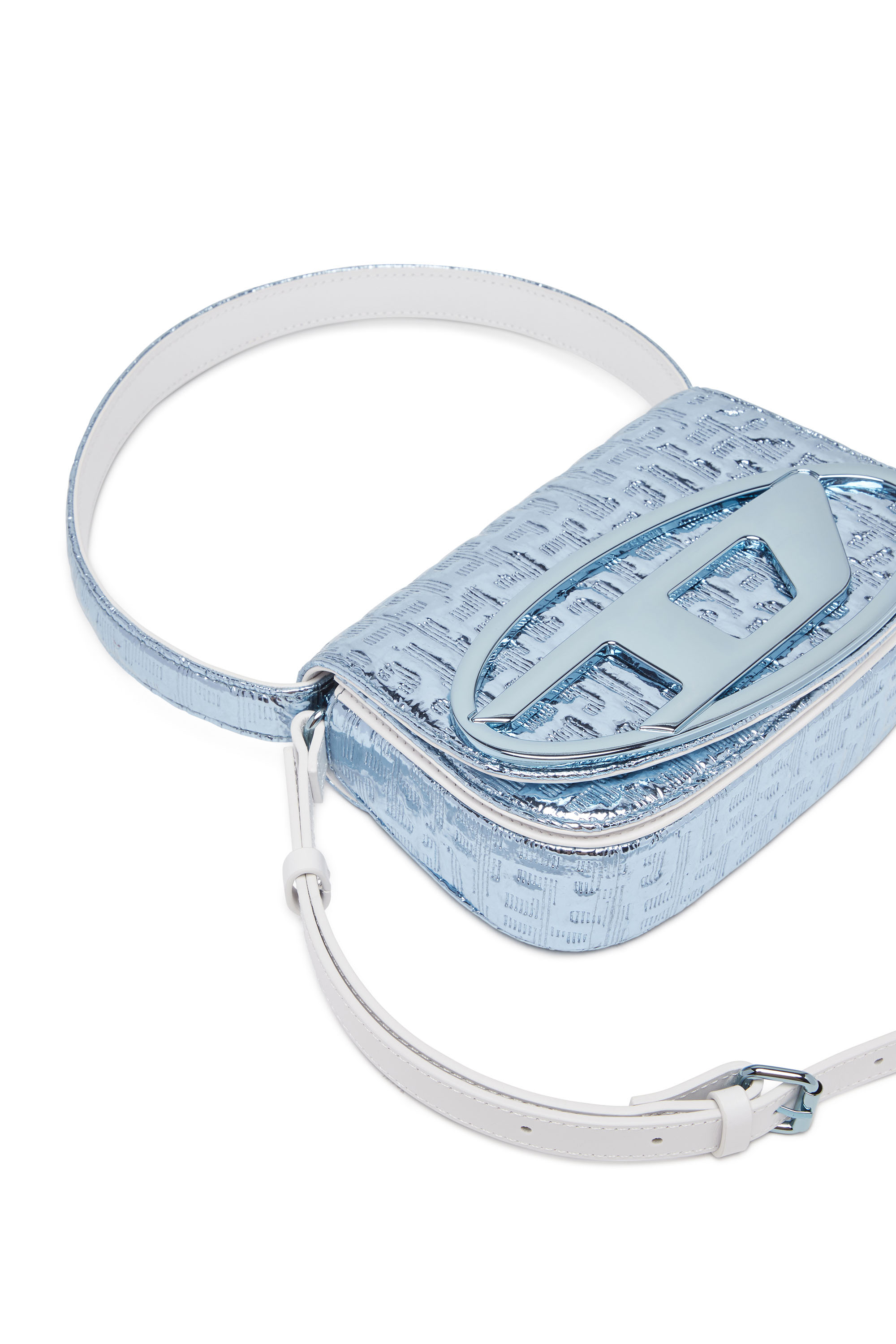 Diesel - FF-1DR SHOULDER BAG, Azzurro - Image 5