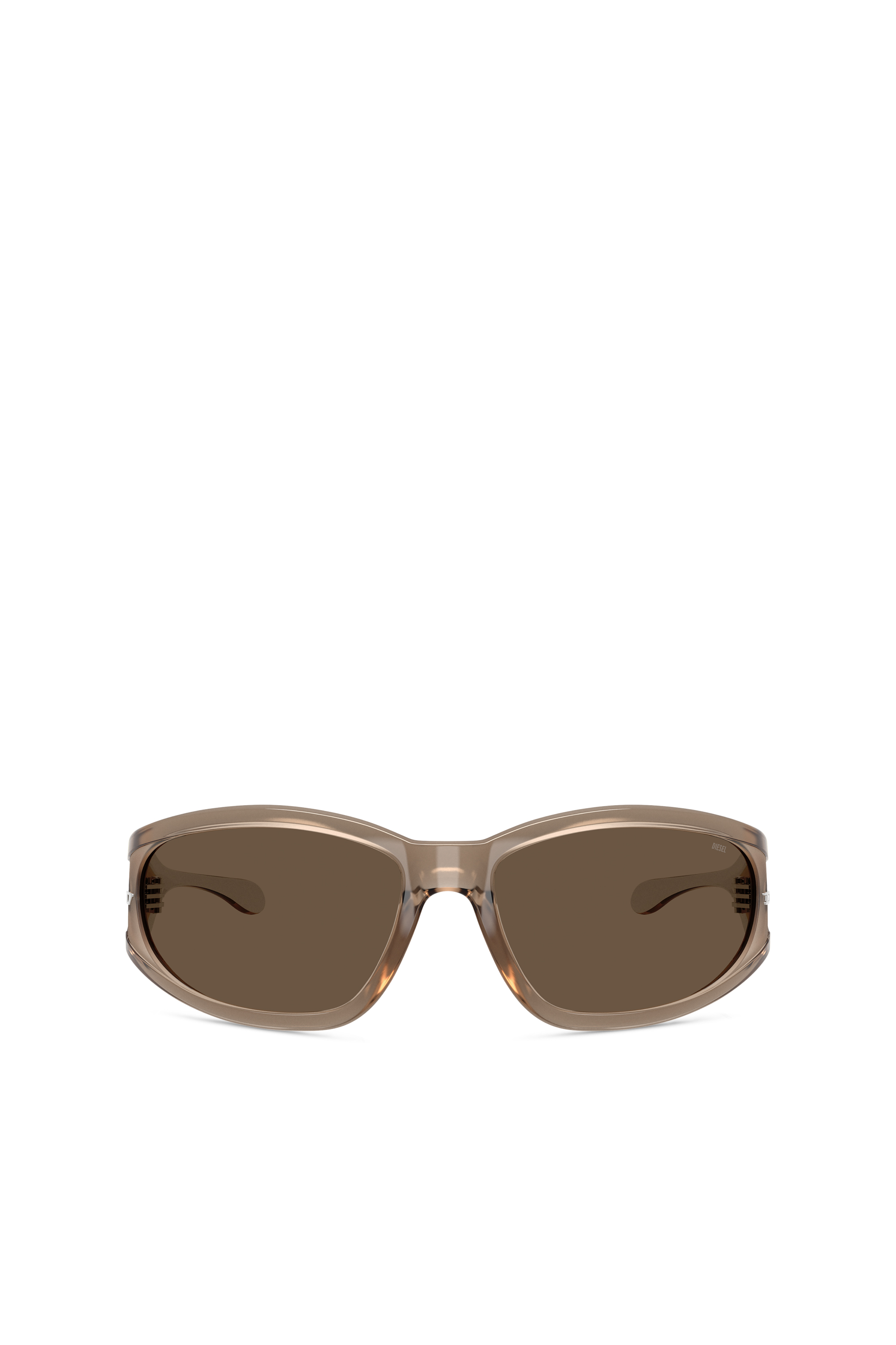 Diesel - 0DL3002, Occhiale in acetato con forma rettangolare Unisex in Marrone - 1