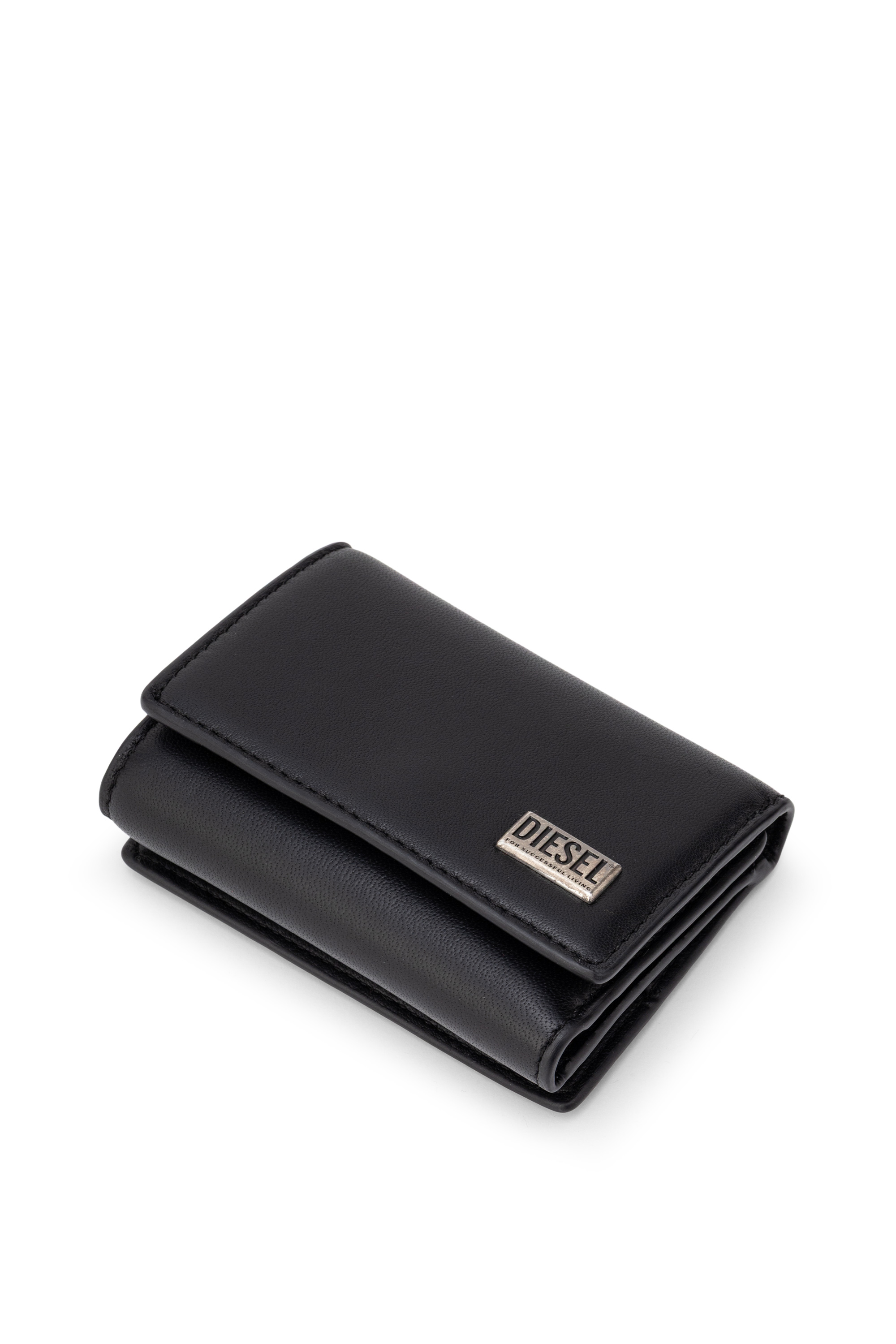 Diesel - BISCOTTO BI FOLD COIN S 3D, Portafoglio a libro in pelle semi lucida Uomo in ToBeDefined - 4