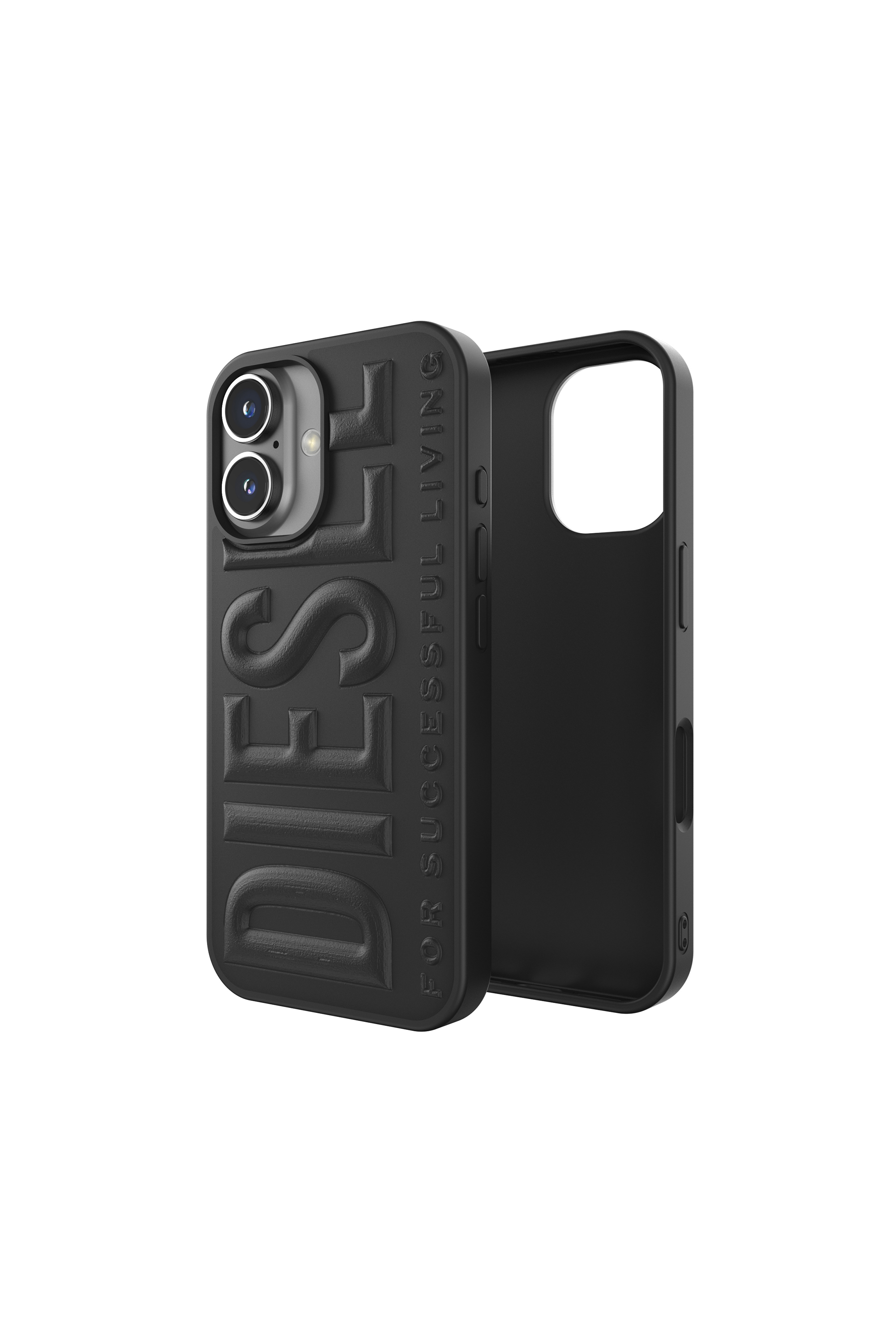 Diesel - 60209  MOULDED CASE, Cover 3D Biscotto per iP 16 Unisex in Nero - 1