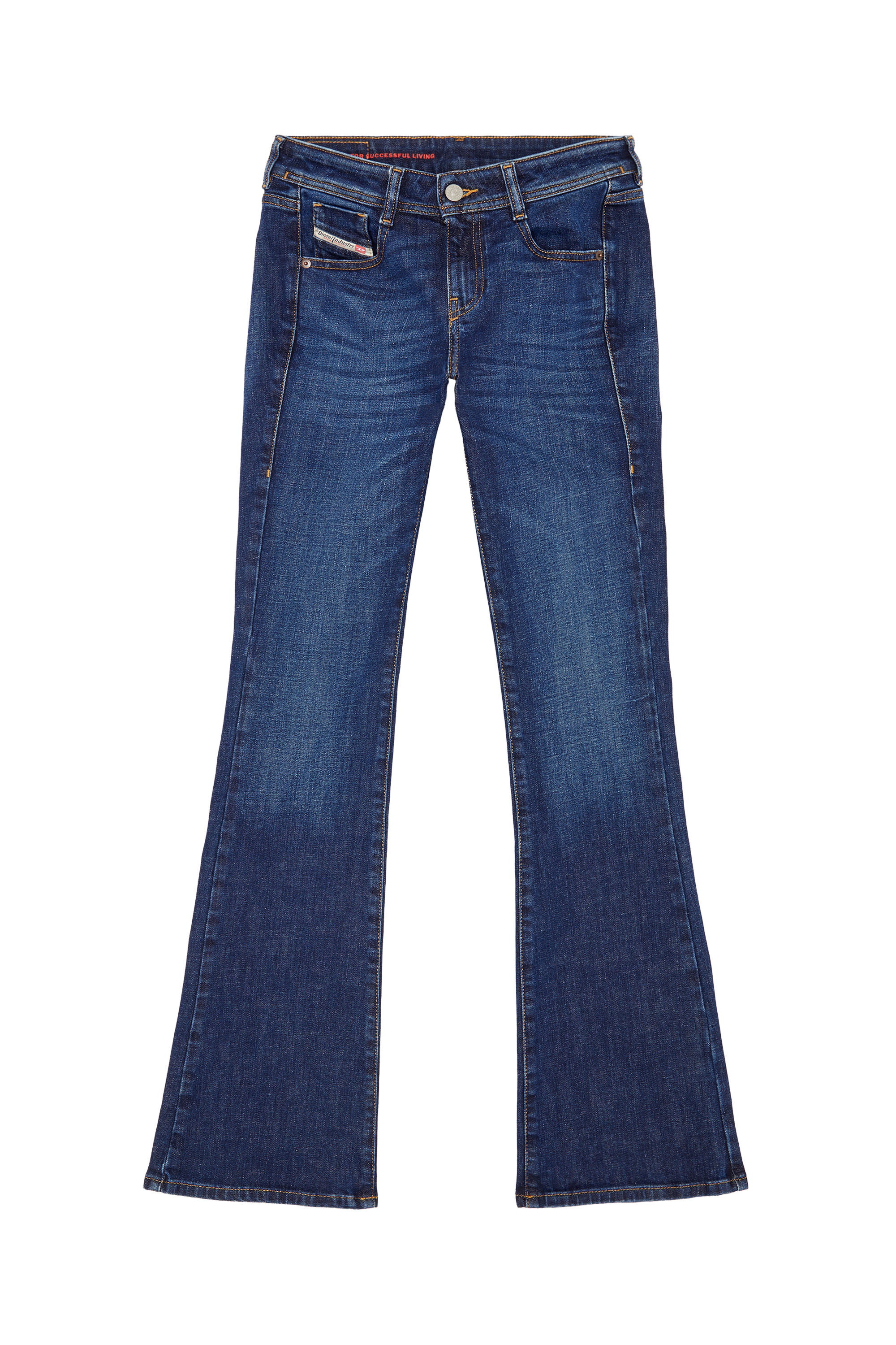 1969 D-EBBEY 09B90 Bootcut and Flare Jeans, Blu Scuro - Jeans