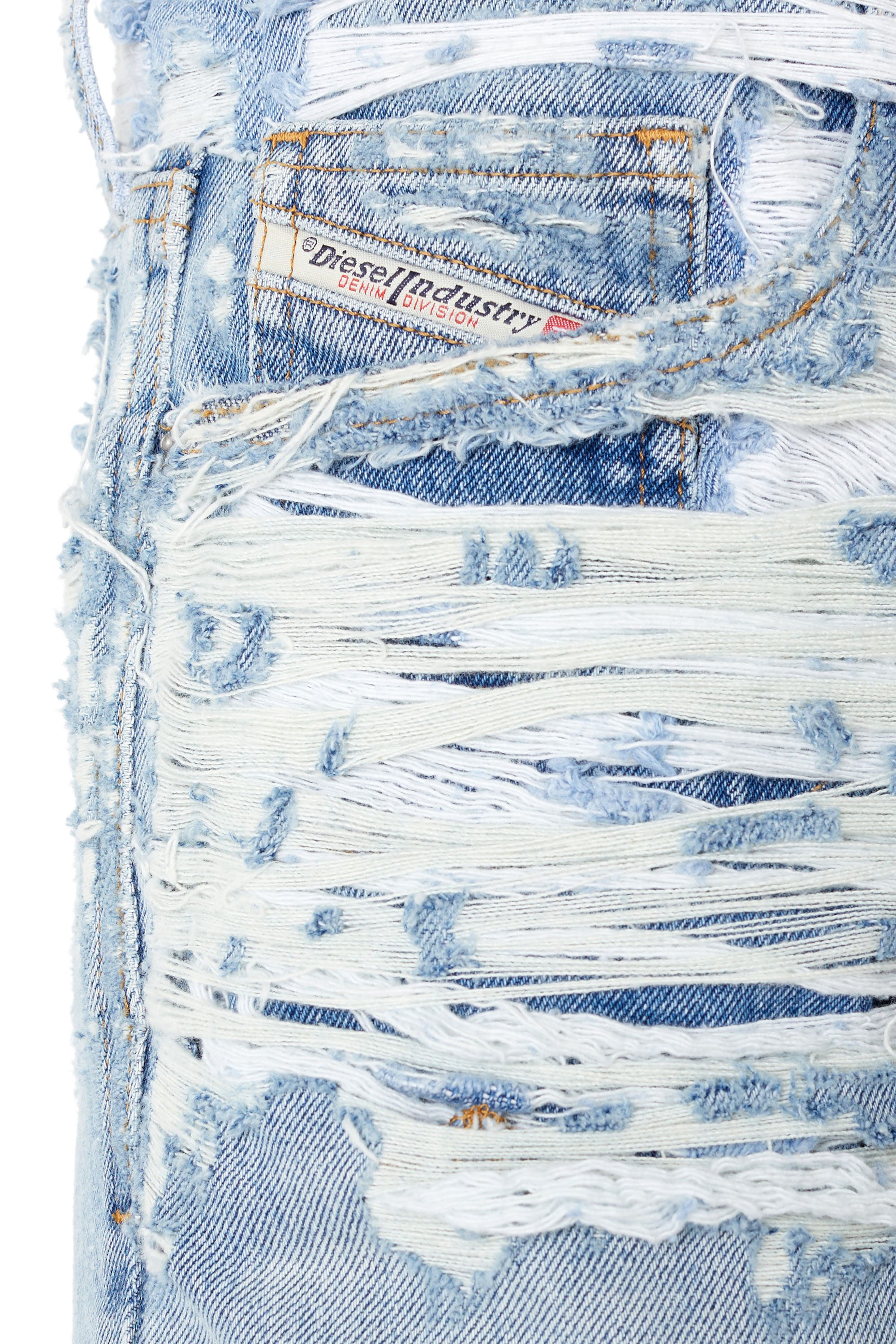 Diesel - Straight Jeans D-Ark 007N7, Blu Chiaro - Image 3