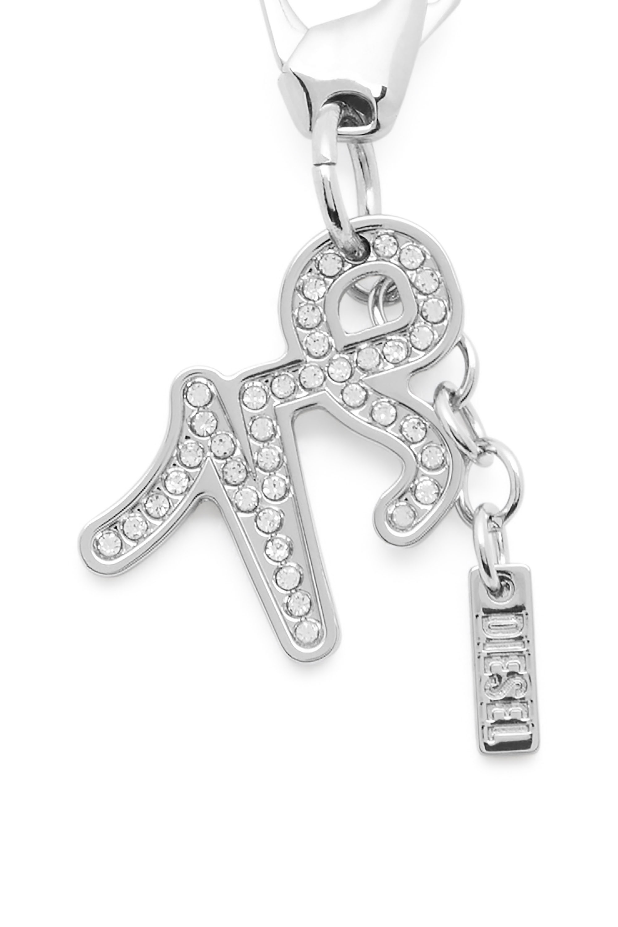 Diesel - CHARM CAPRICORN, Charm zodiaco Capricorno in metallo con strass Unisex in Argento - 3