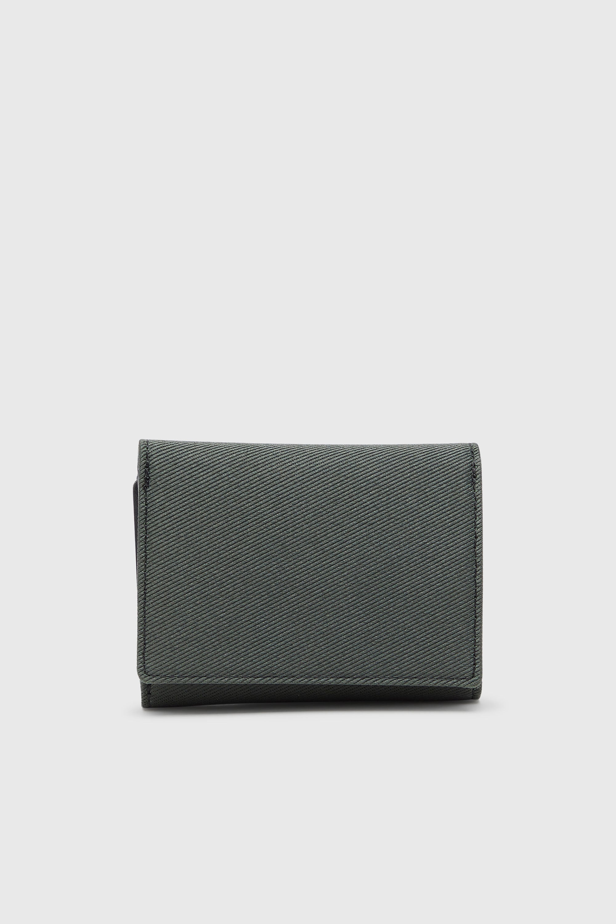 Diesel - D-PACK TRI FOLD COIN 3D, Portamonete con patch in rilievo Uomo in Verde - 2